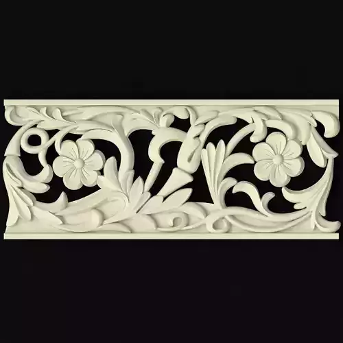 Central decor ornament for furniture