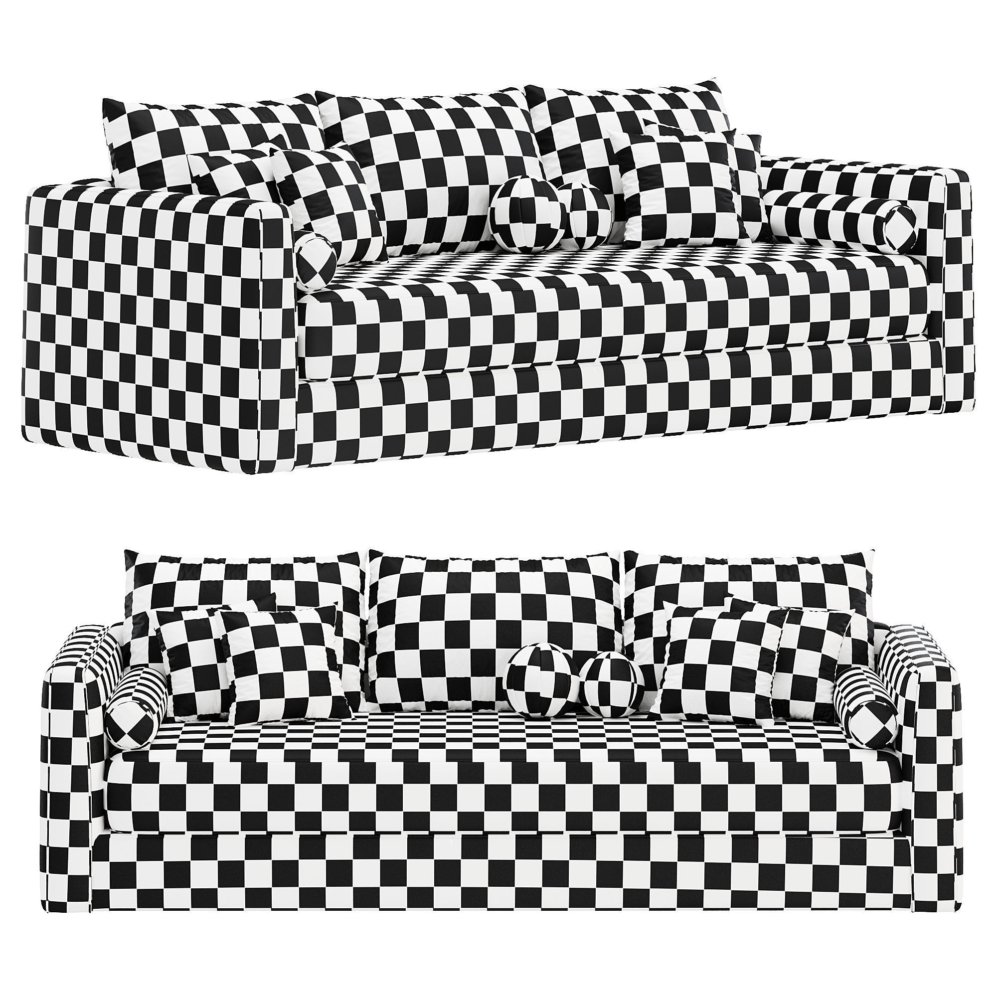 Aris Grande Deep Track Arm Sofa 3D model_5