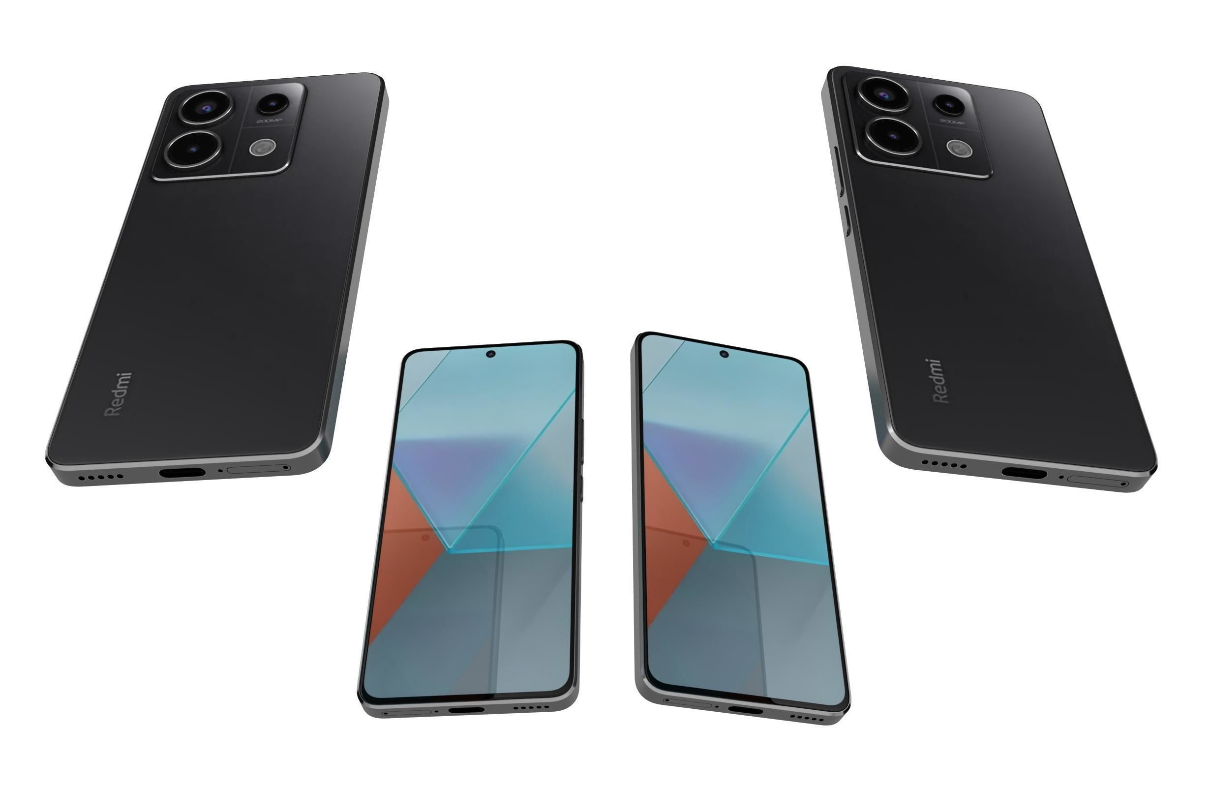 Xiaomi Redmi Note 13 Pro Black 3D model_5