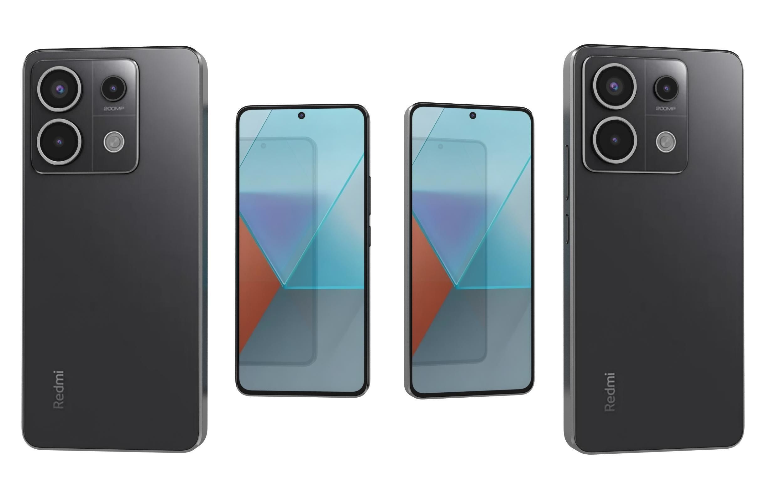 Xiaomi Redmi Note 13 Pro Black 3D model_3