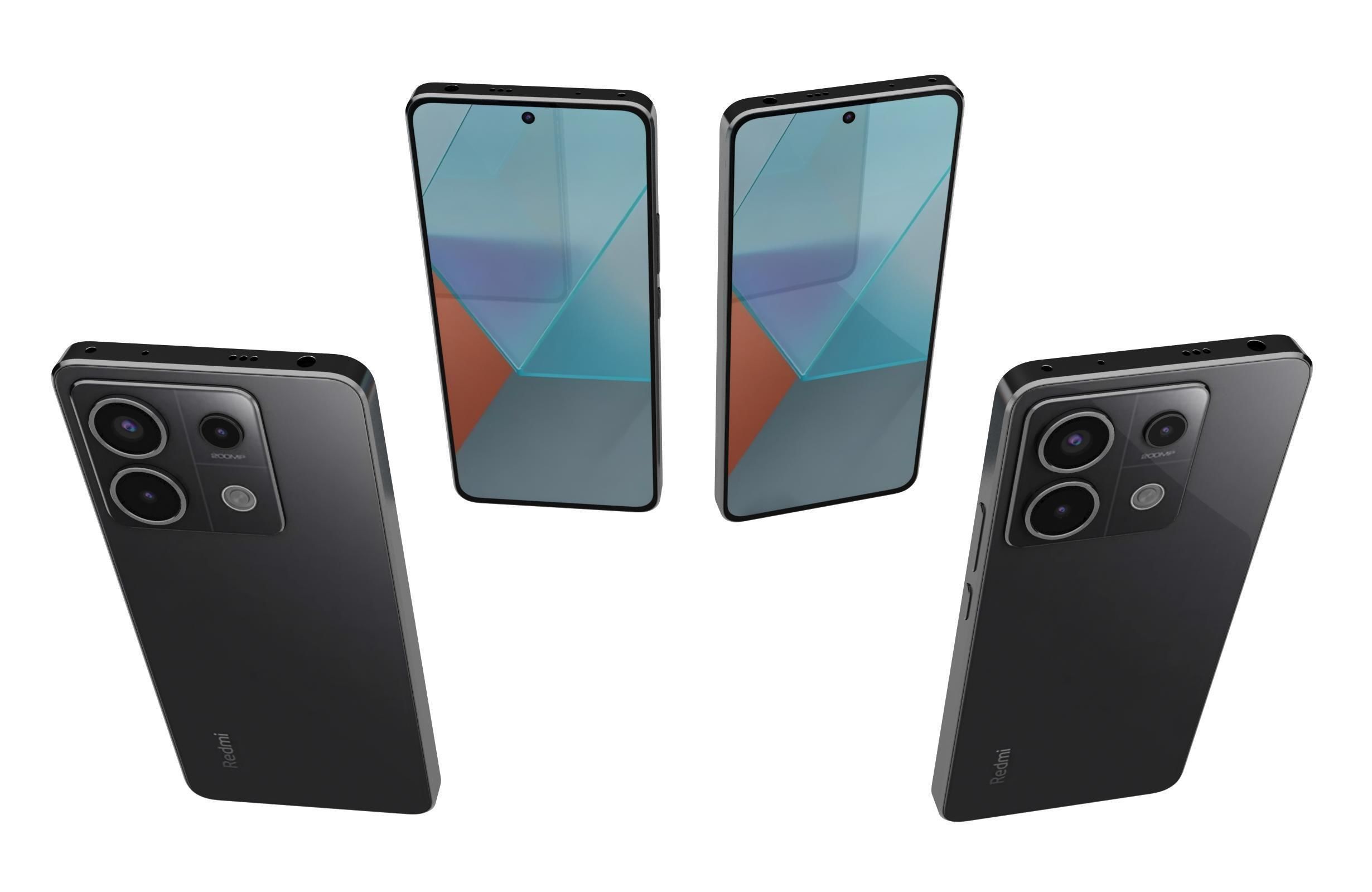 Xiaomi Redmi Note 13 Pro Black 3D model_4