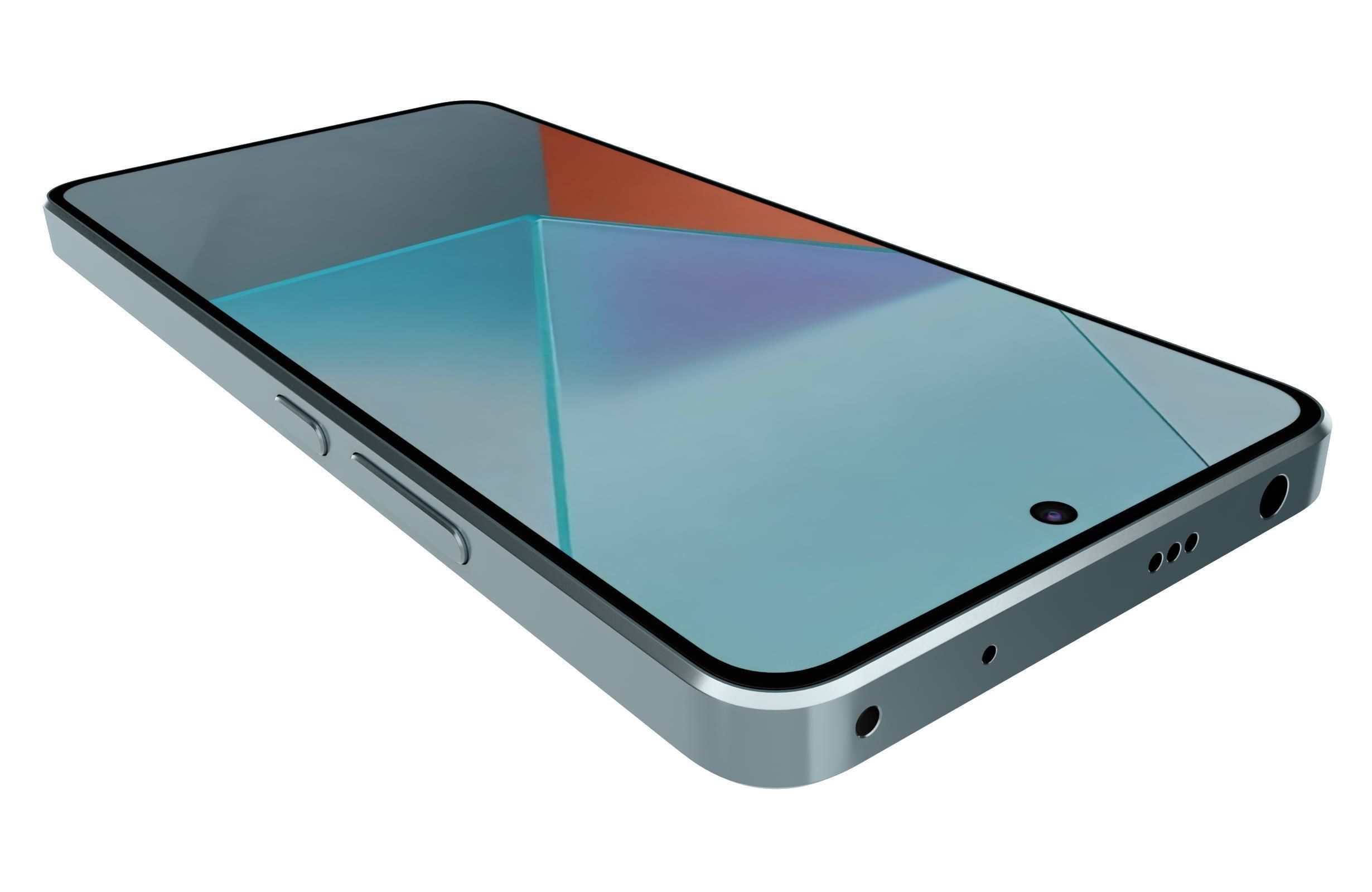 Xiaomi Redmi Note 13 Pro Blue 3D model_13