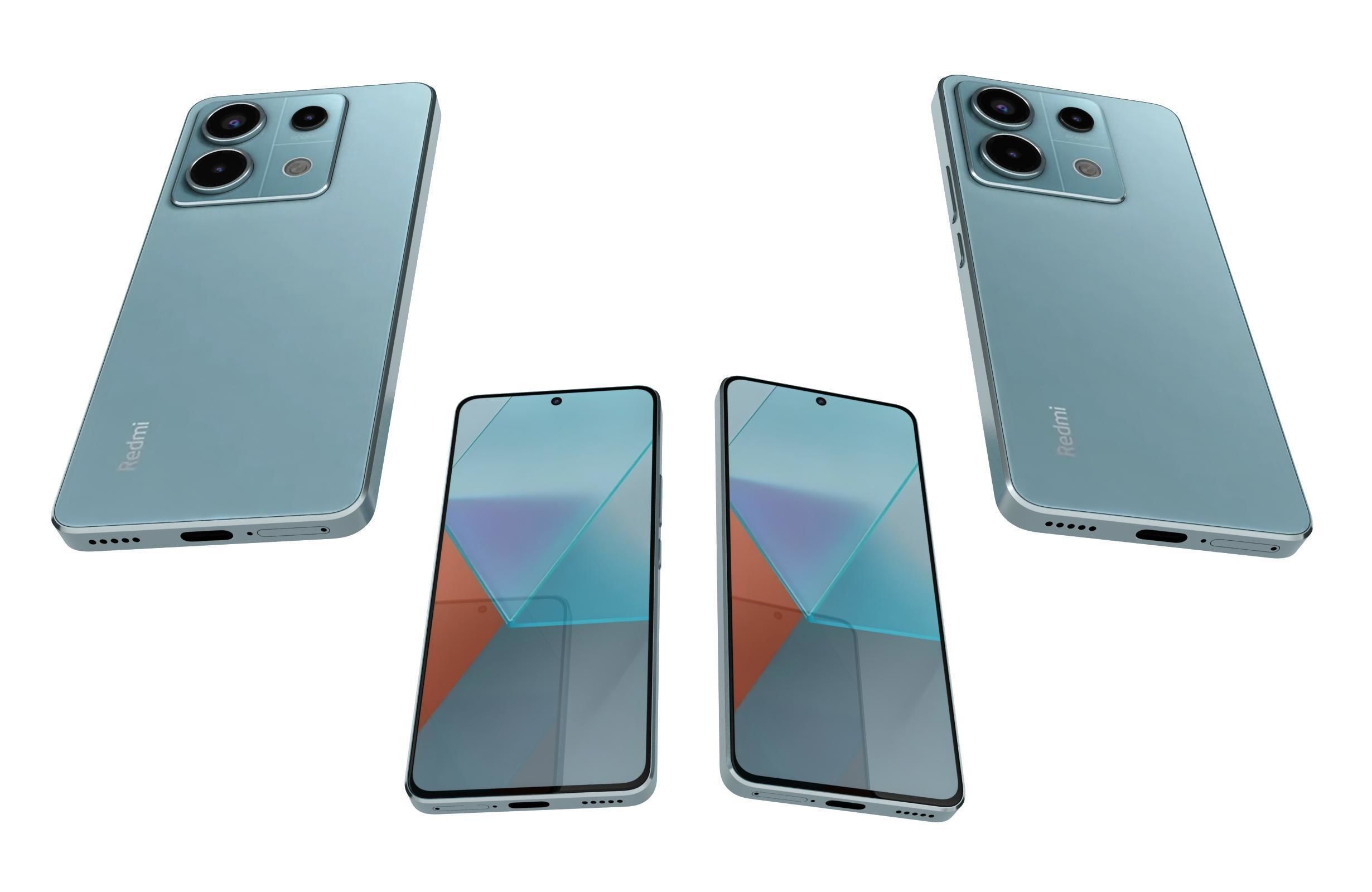 Xiaomi Redmi Note 13 Pro Blue 3D model_5