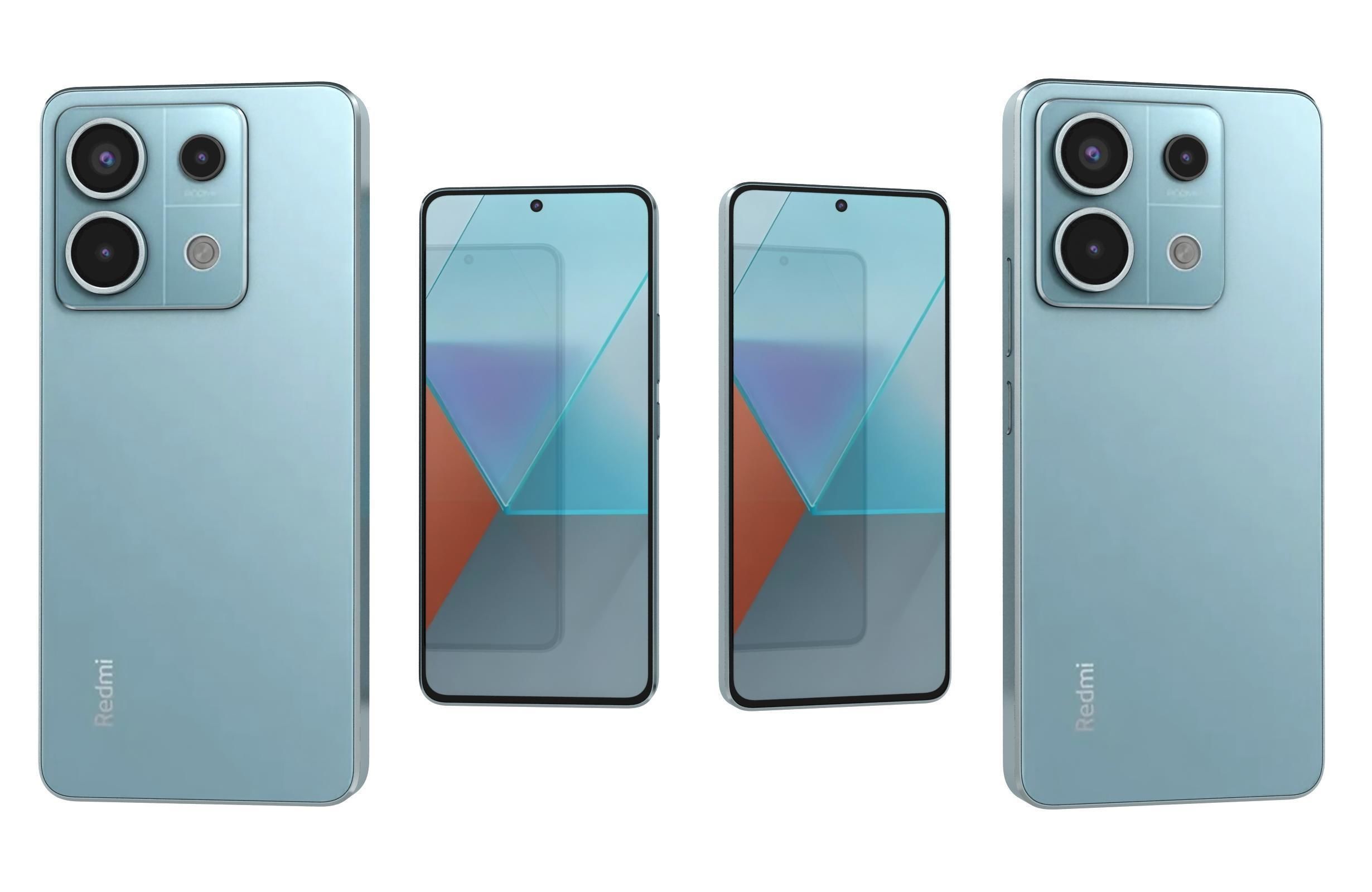 Xiaomi Redmi Note 13 Pro Blue 3D model_3
