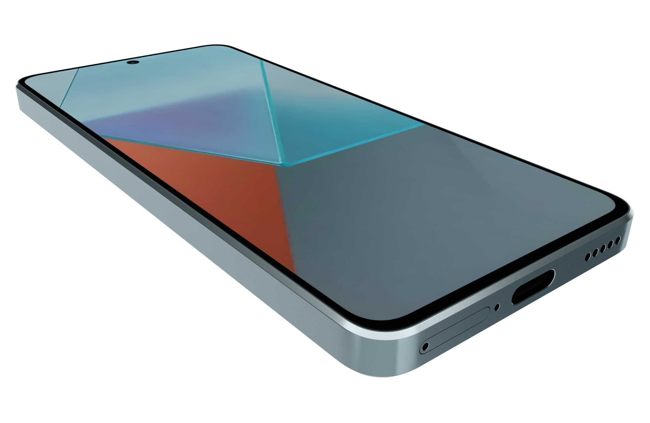 Xiaomi Redmi Note 13 Pro Blue 3D model_12