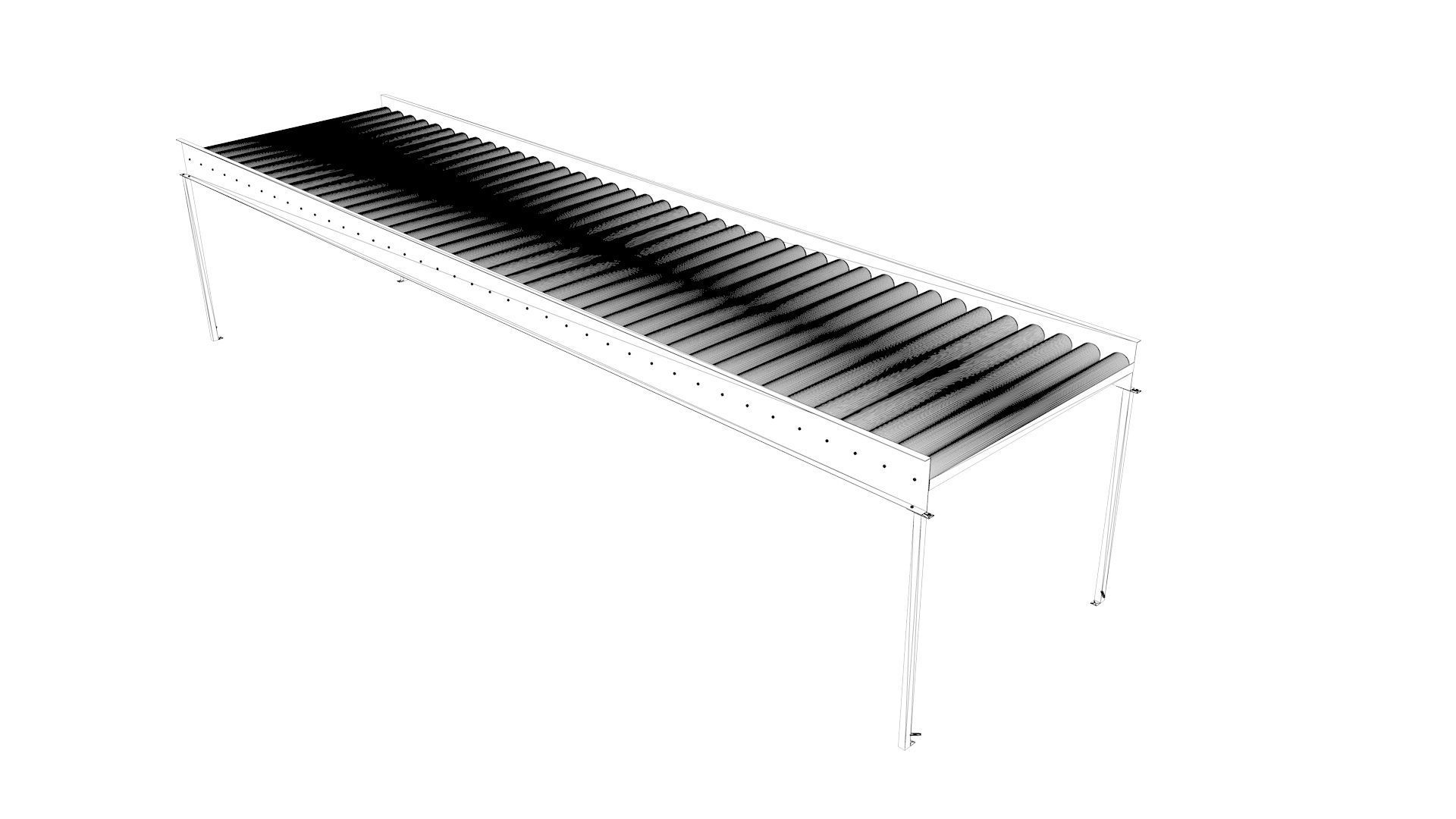 Conveyor belt 3D model_5