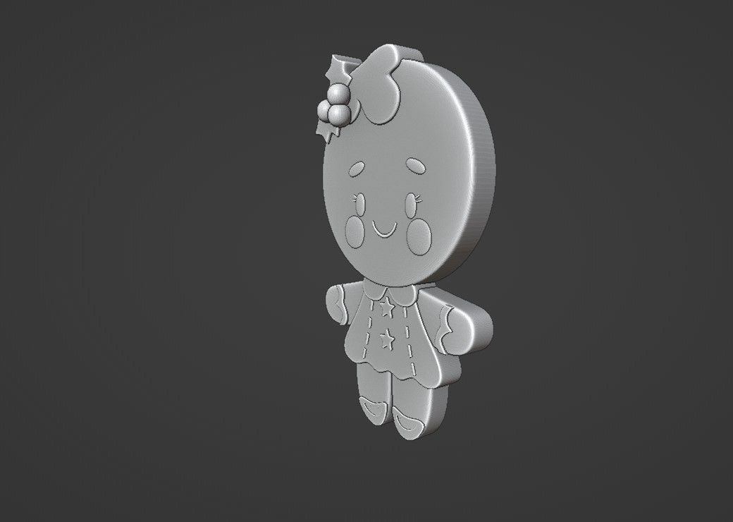 cookie 3D print model_4