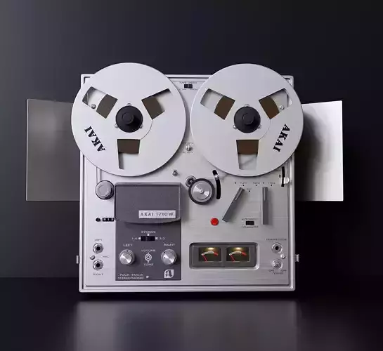 Vintage tube tape recorder
