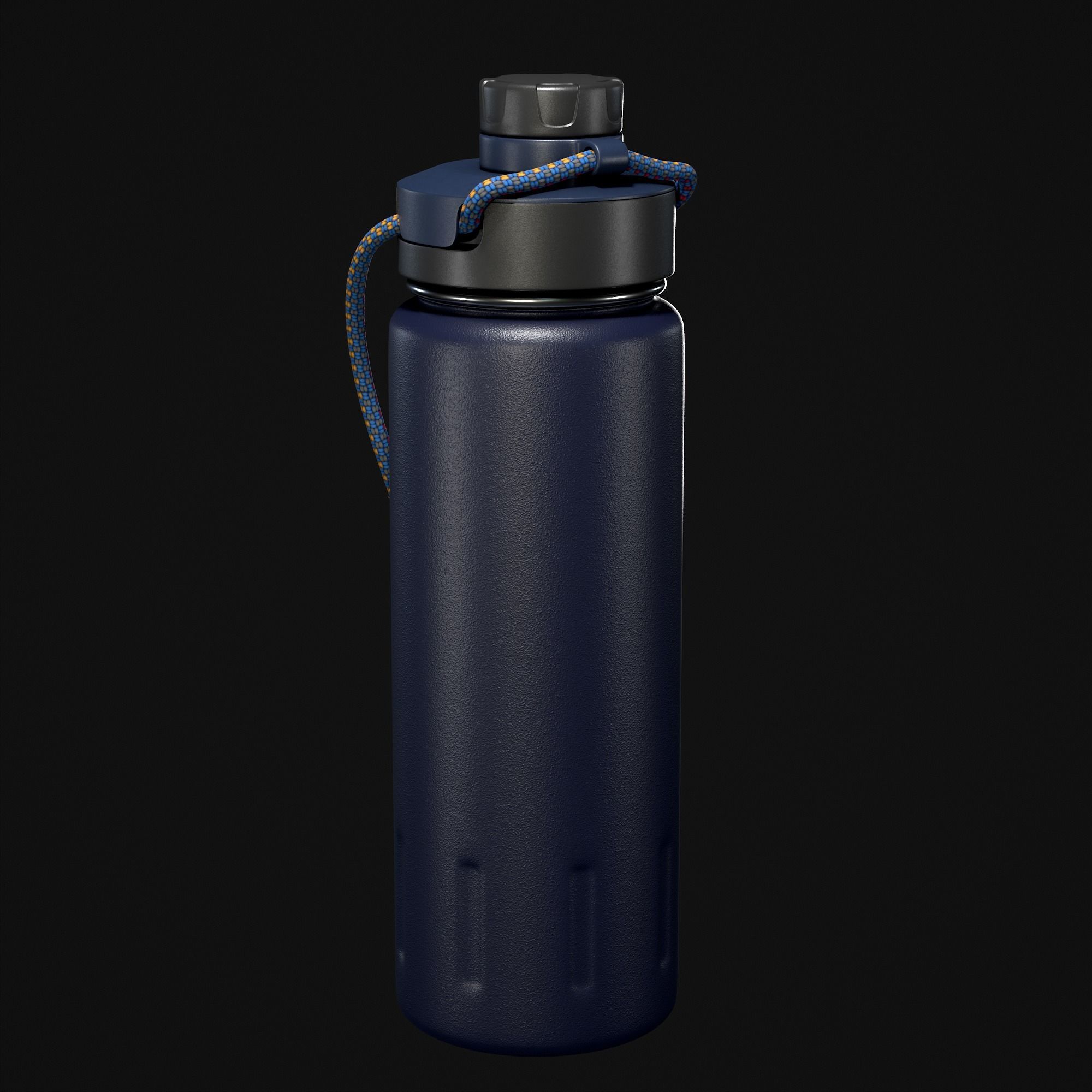 Water bottle 3D model_21