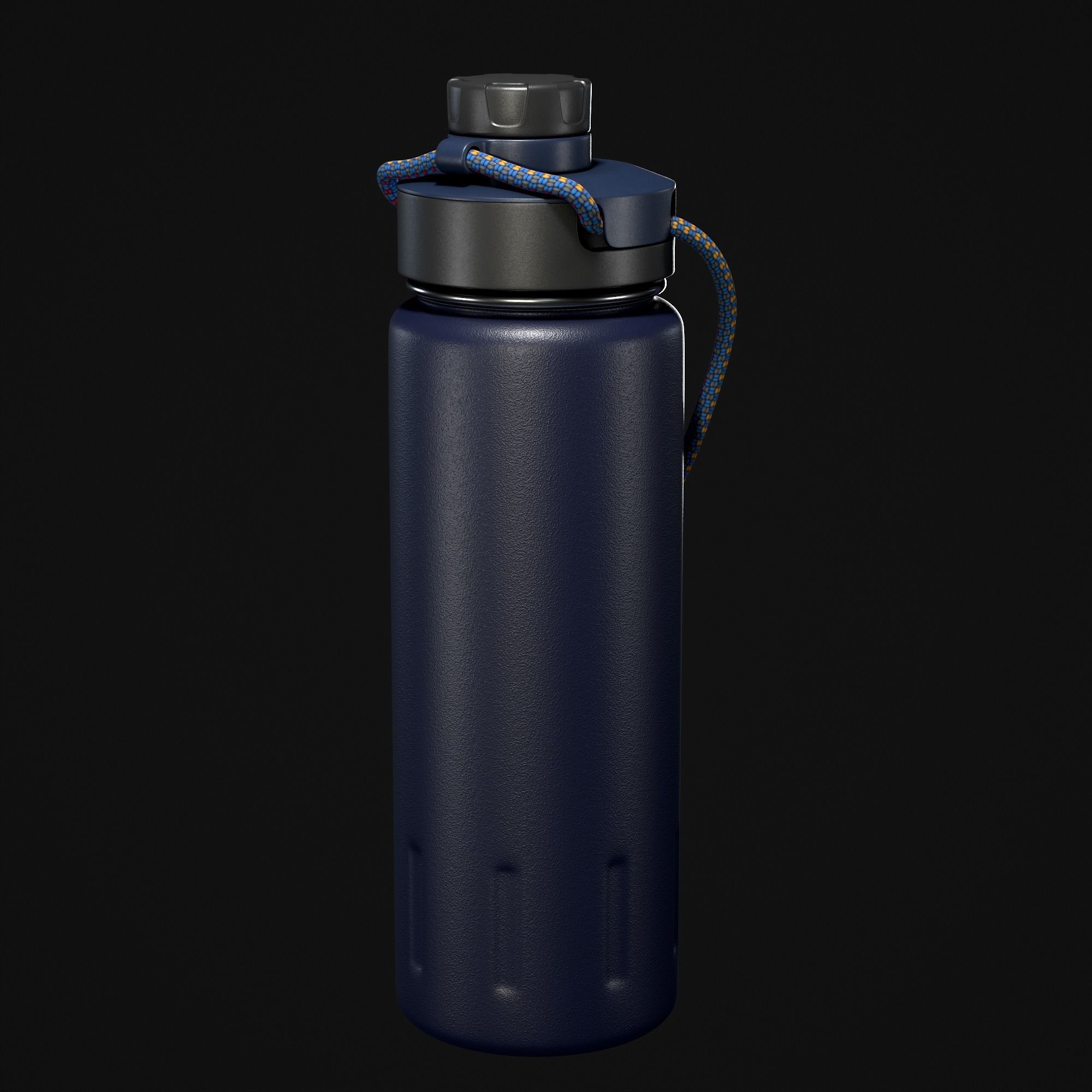 Water bottle 3D model_16