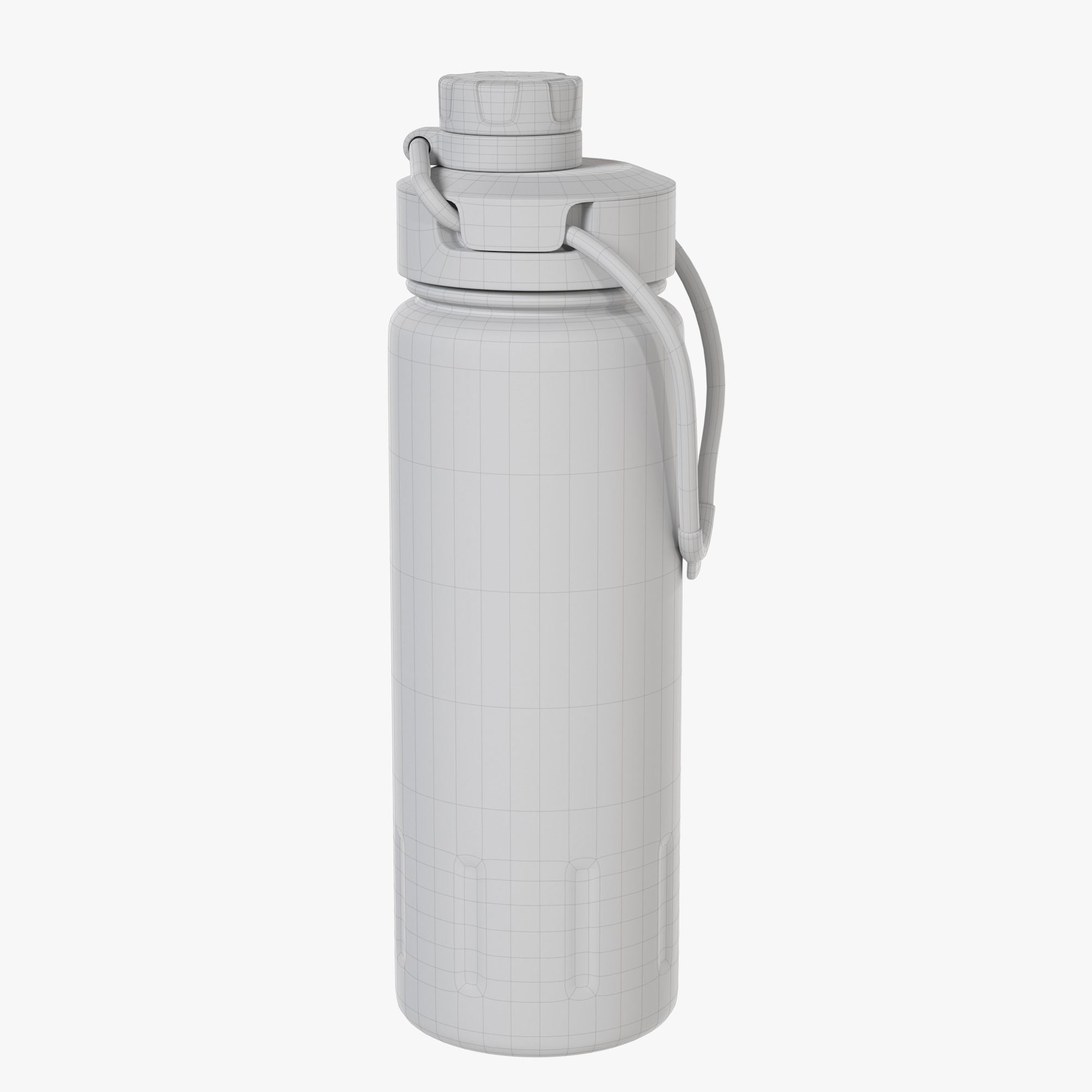 Water bottle 3D model_6