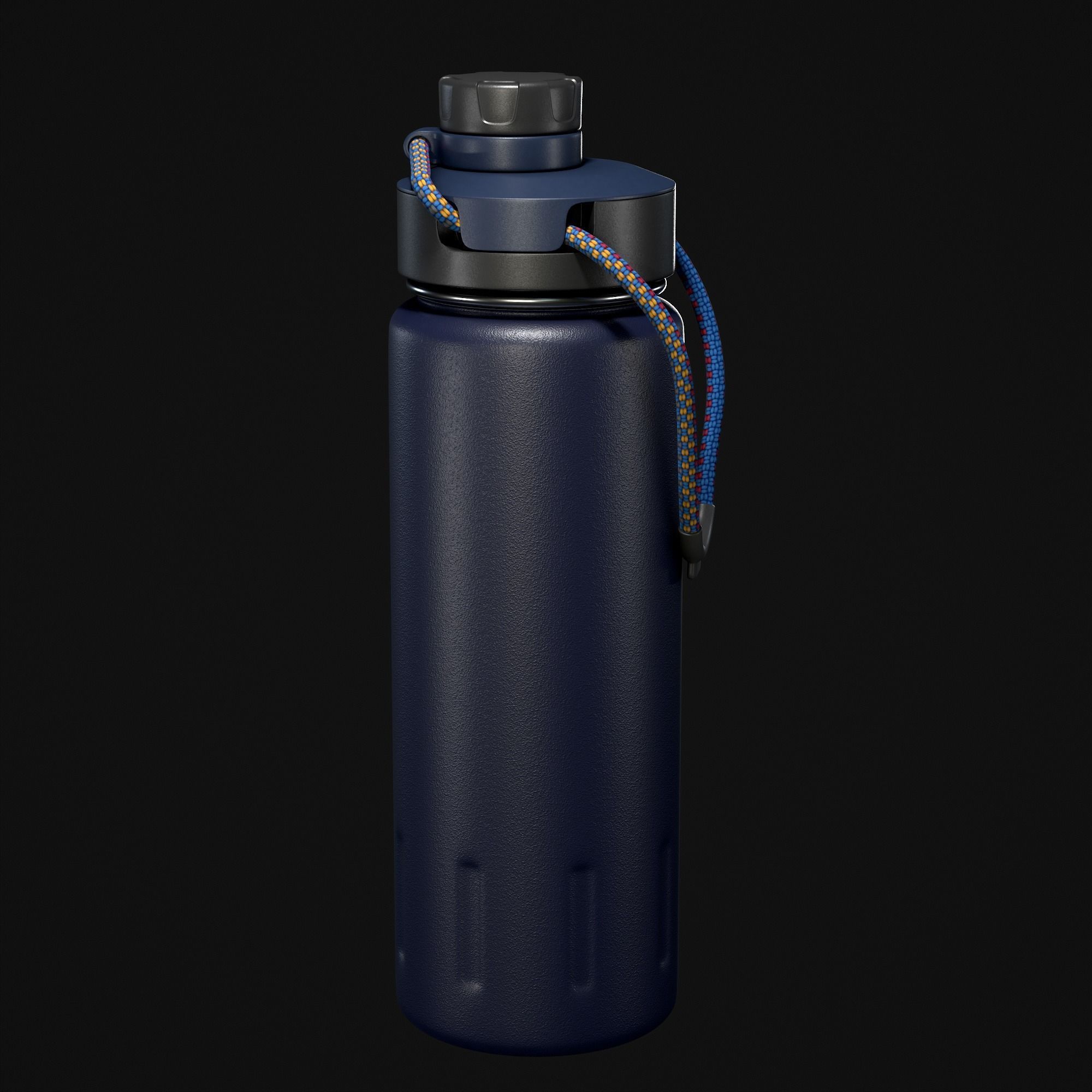 Water bottle 3D model_12