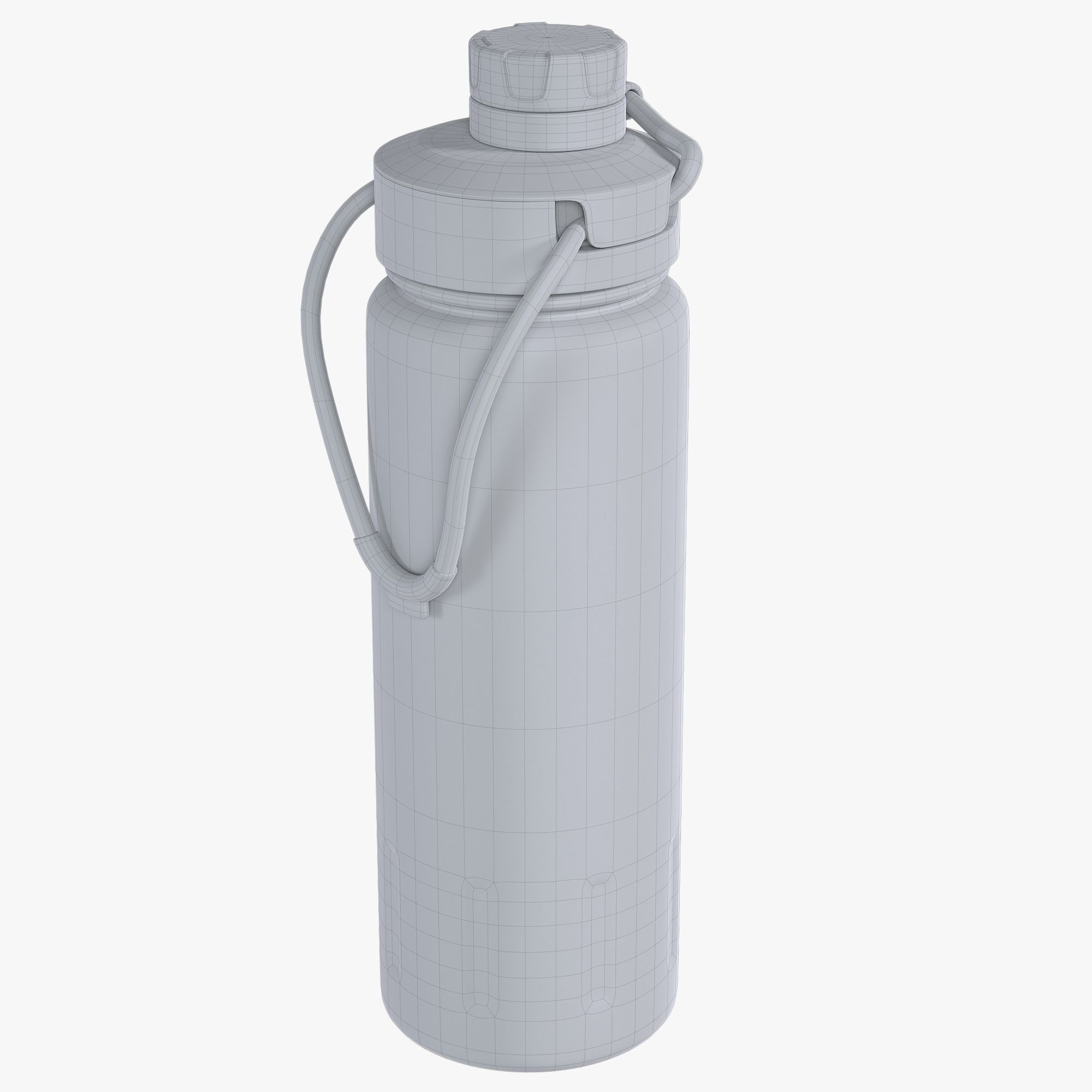 Water bottle 3D model_7