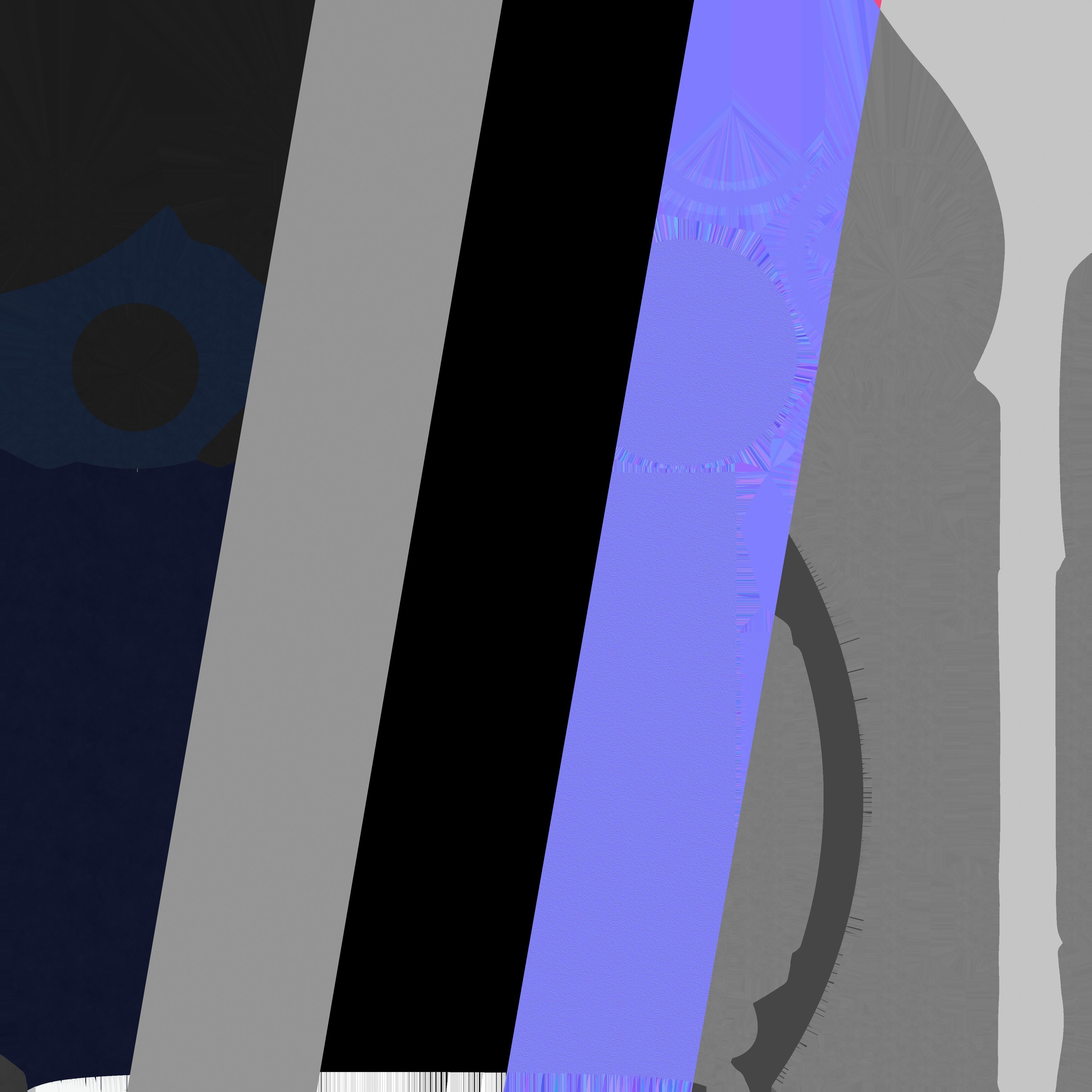 Water bottle 3D model_11