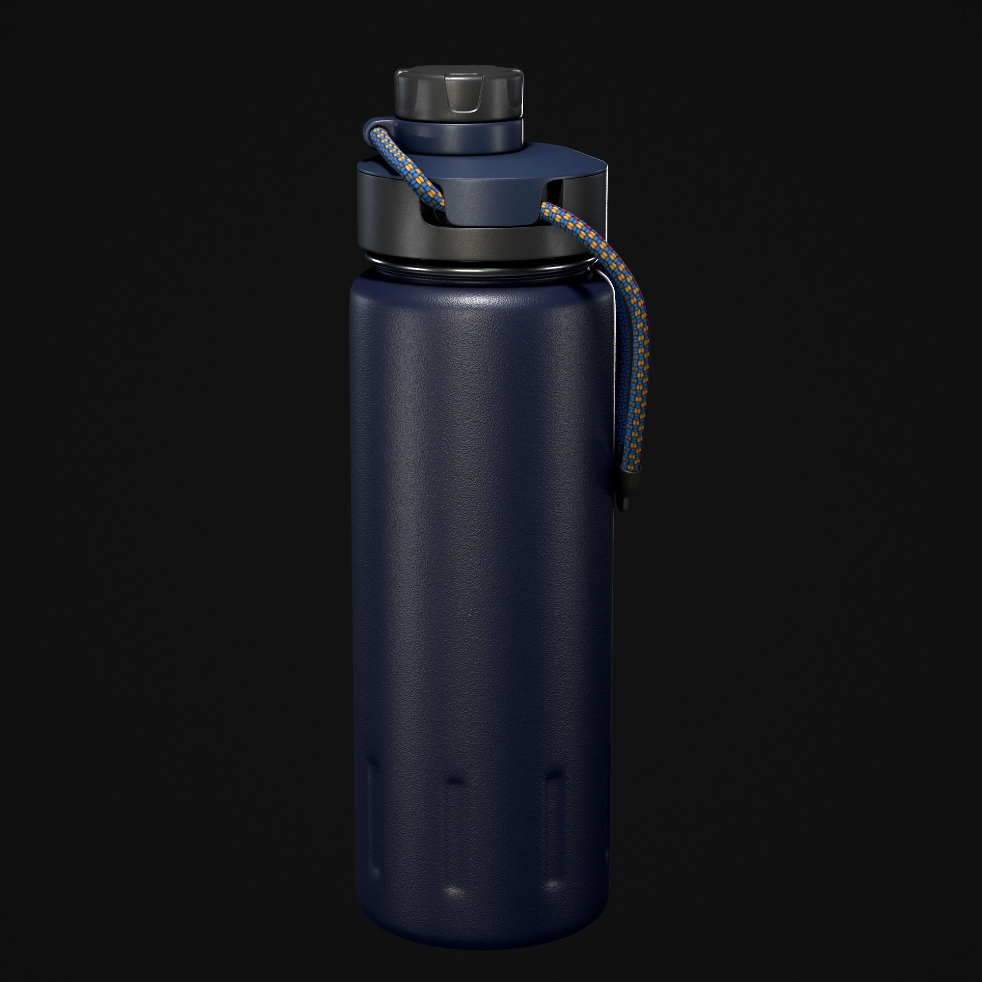 Water bottle 3D model_13