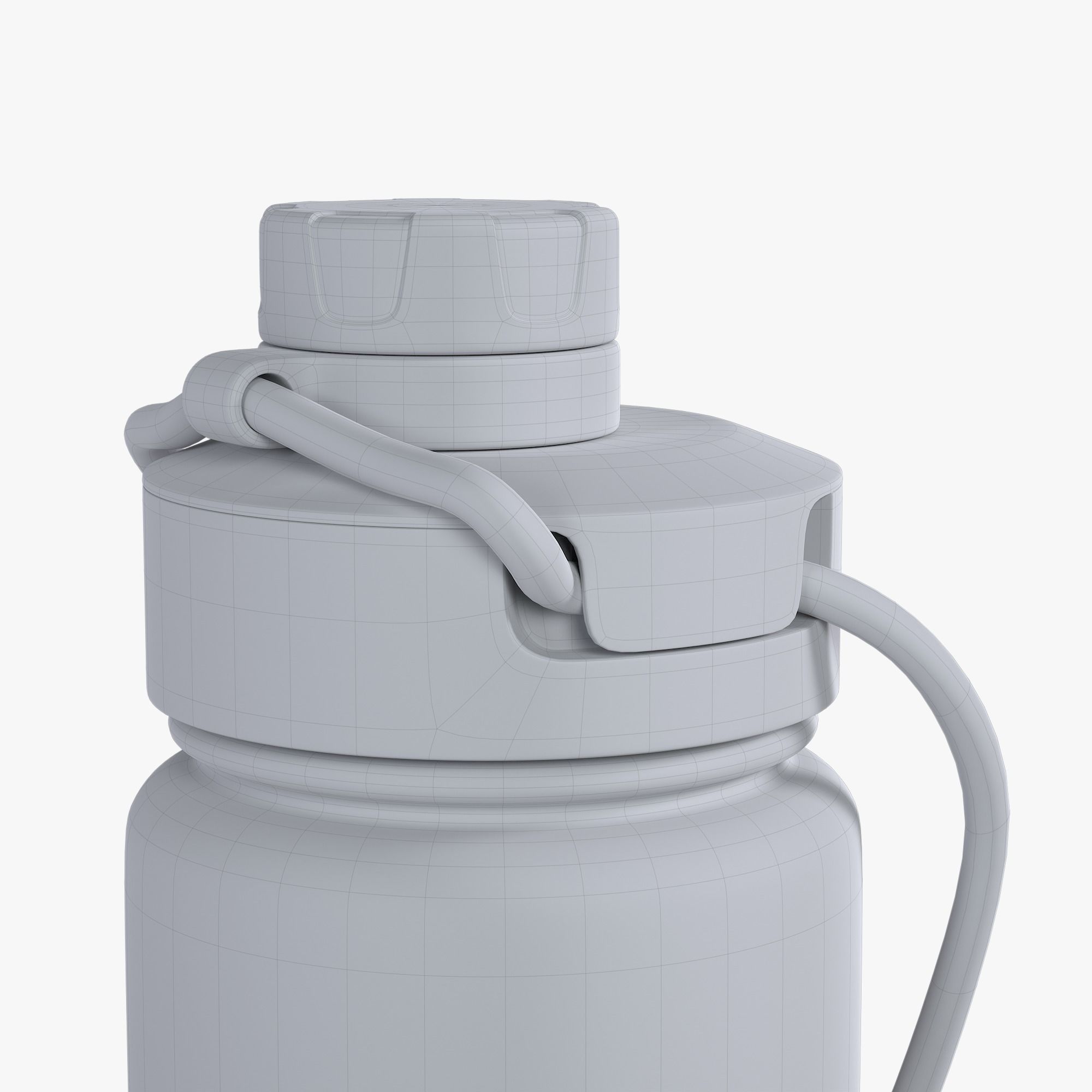 Water bottle 3D model_9
