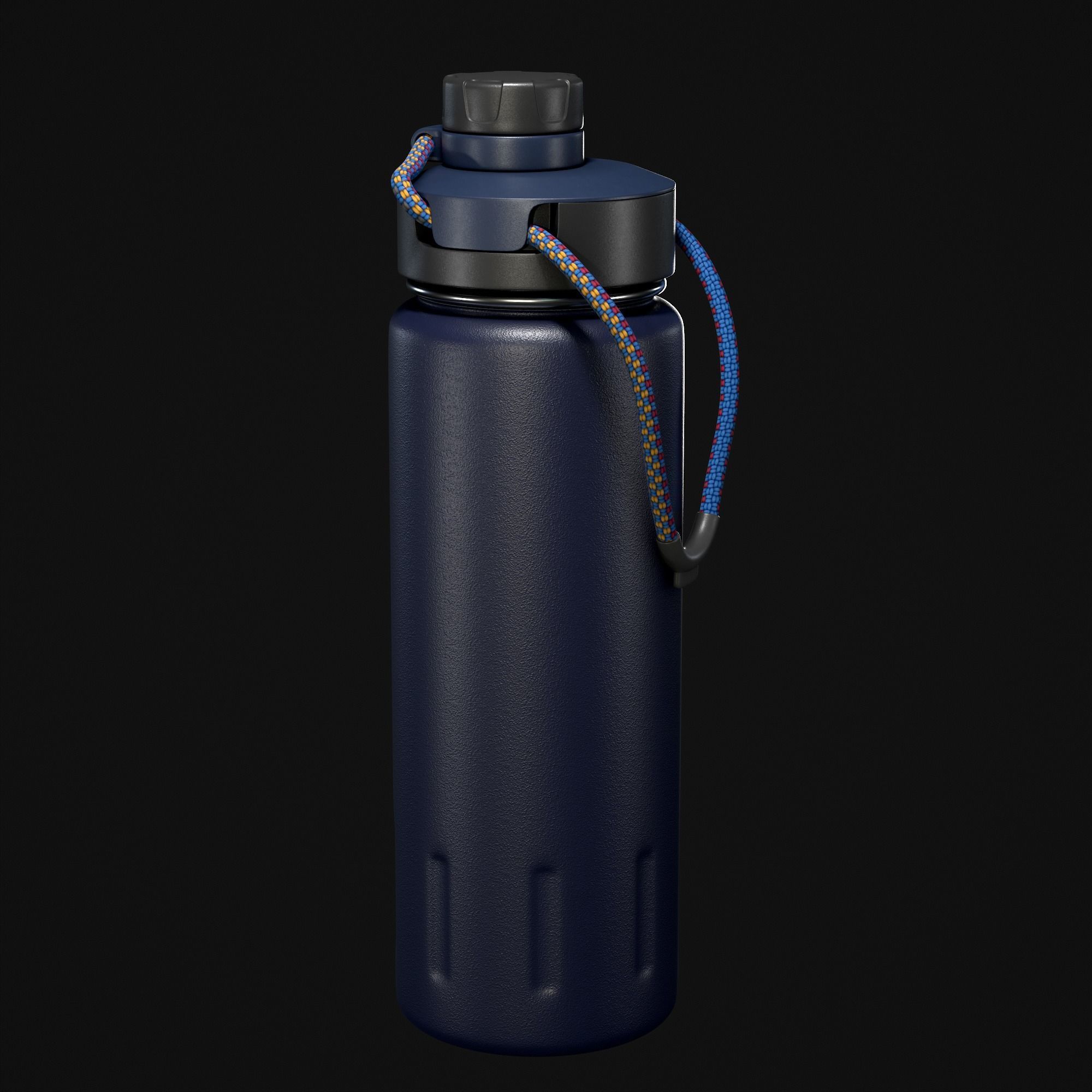 Water bottle 3D model_35