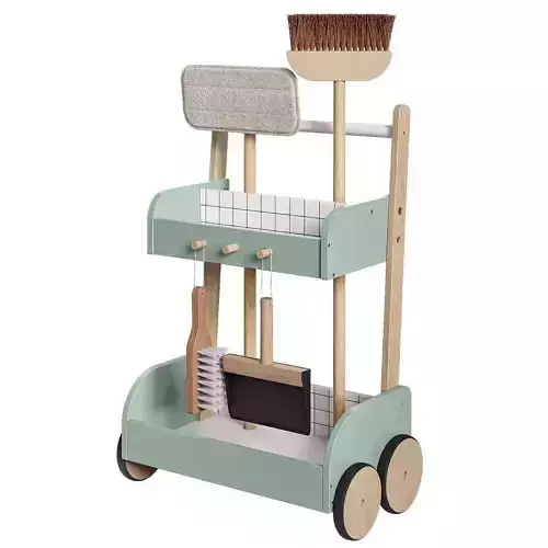 Vertbaudet cleaning trolley toy