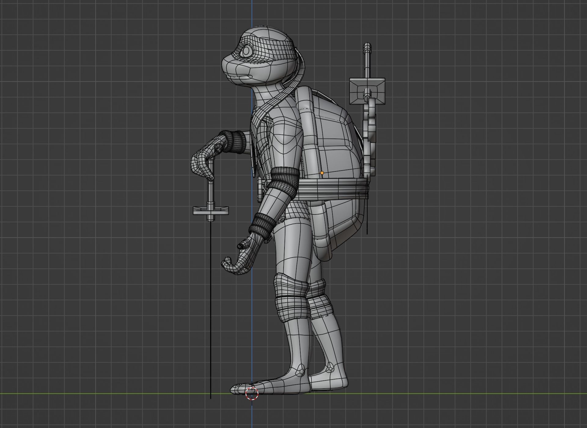Leonardo - TMNT 3D model_11
