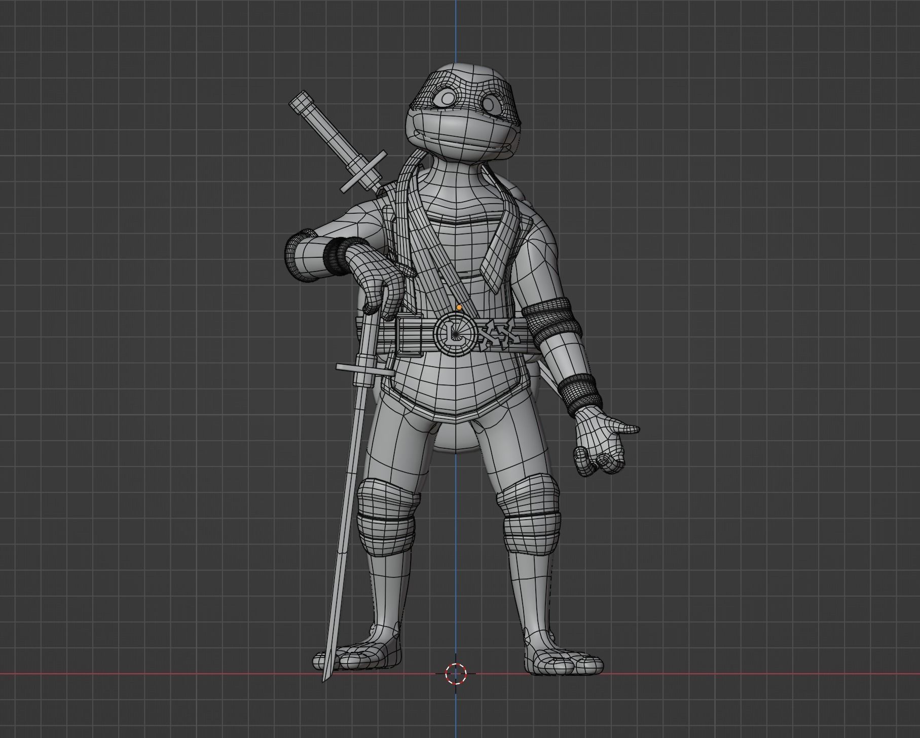 Leonardo - TMNT 3D model_10