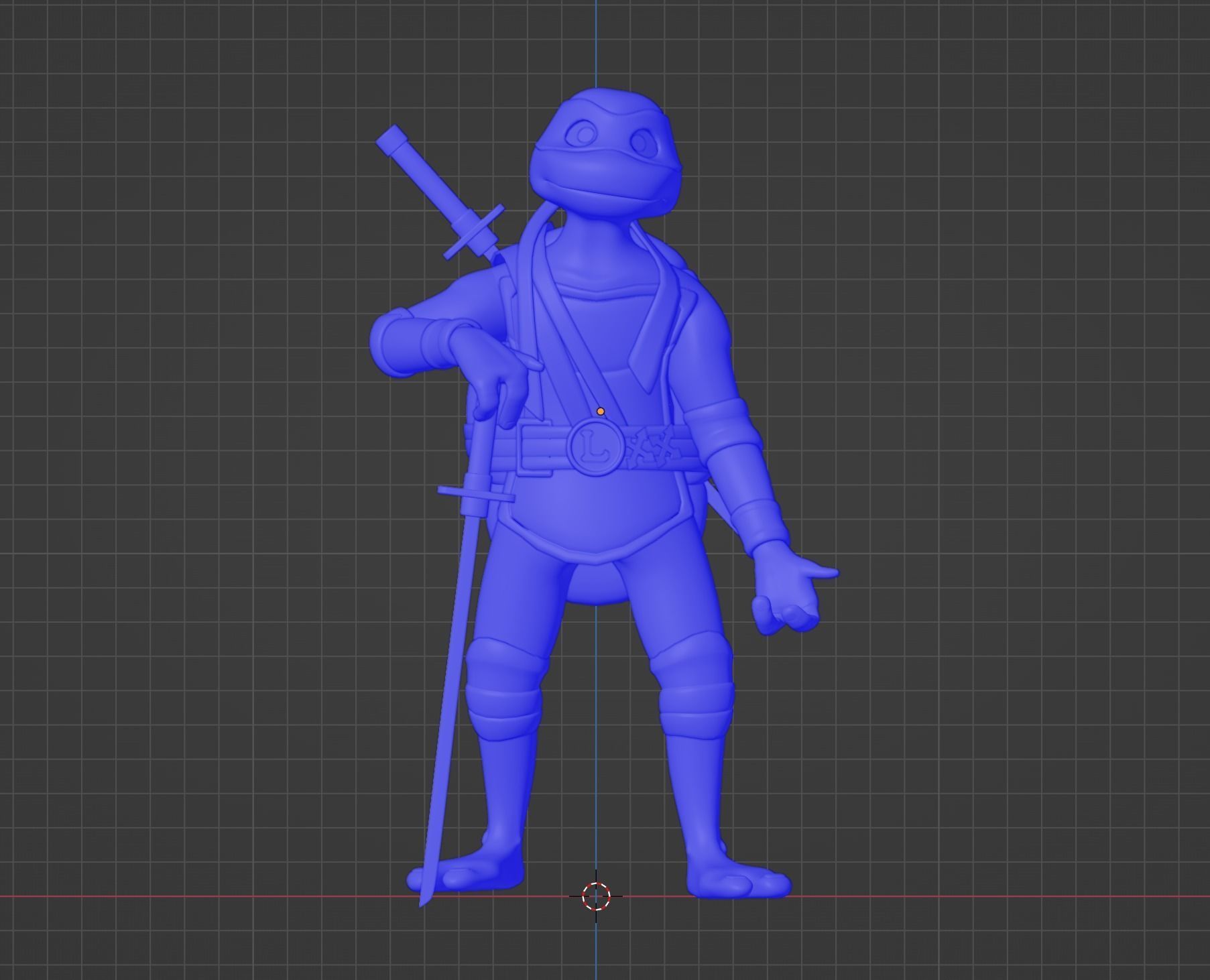 Leonardo - TMNT 3D model_16