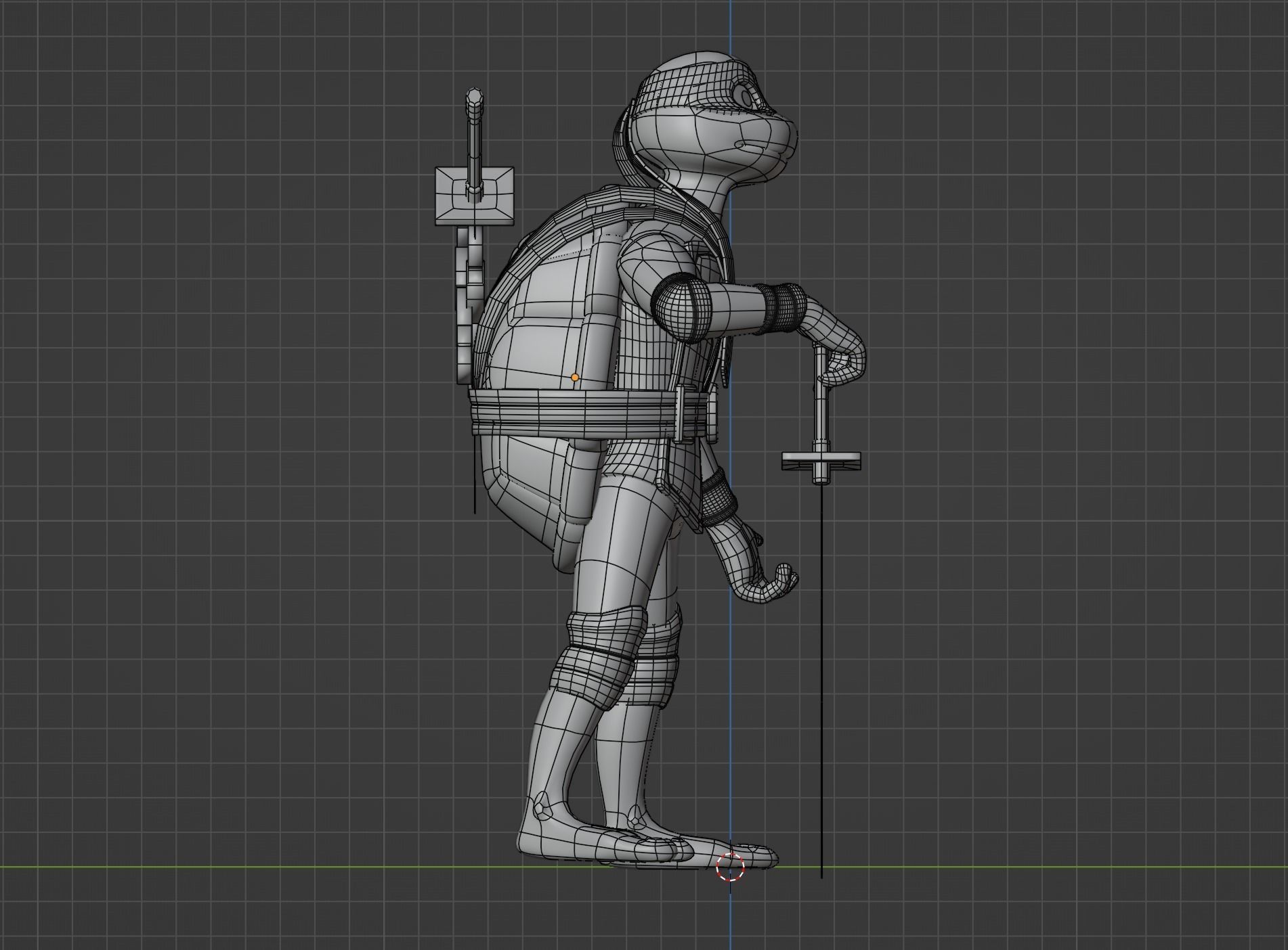 Leonardo - TMNT 3D model_13