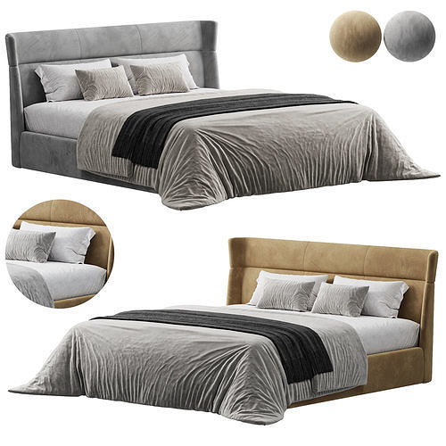  Windsor Bed By Gainsville 3D model