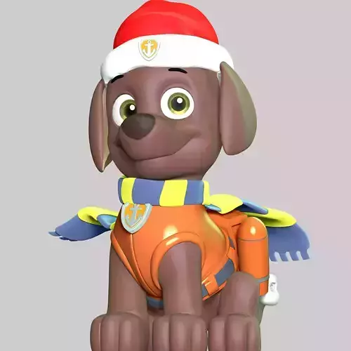 Zuma Christmas - Paw Patrol 3D print model