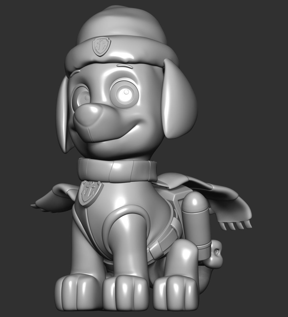 Zuma Christmas - Paw Patrol 3D print model_4