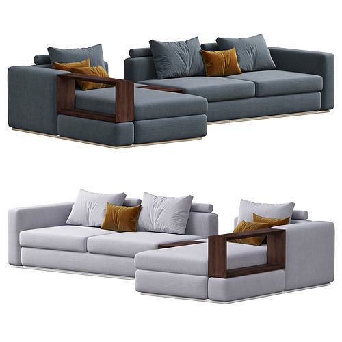 Miami Sofa By Gainsville 3D model