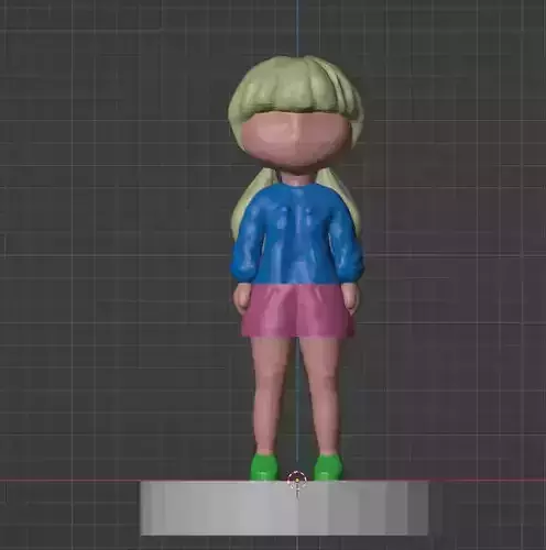 Miniature girl figure 4