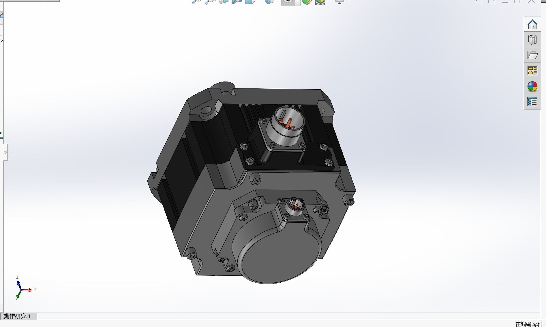 motor model 3D model_4