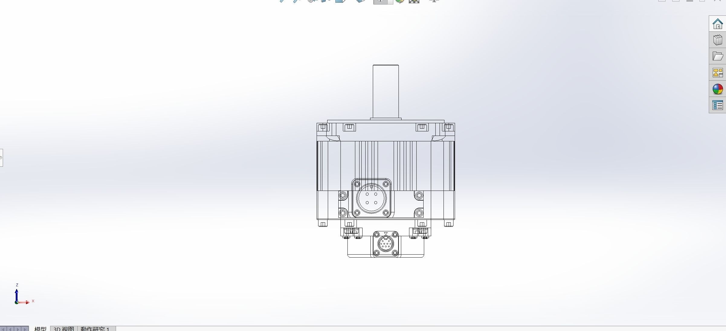 motor model 3D model_2