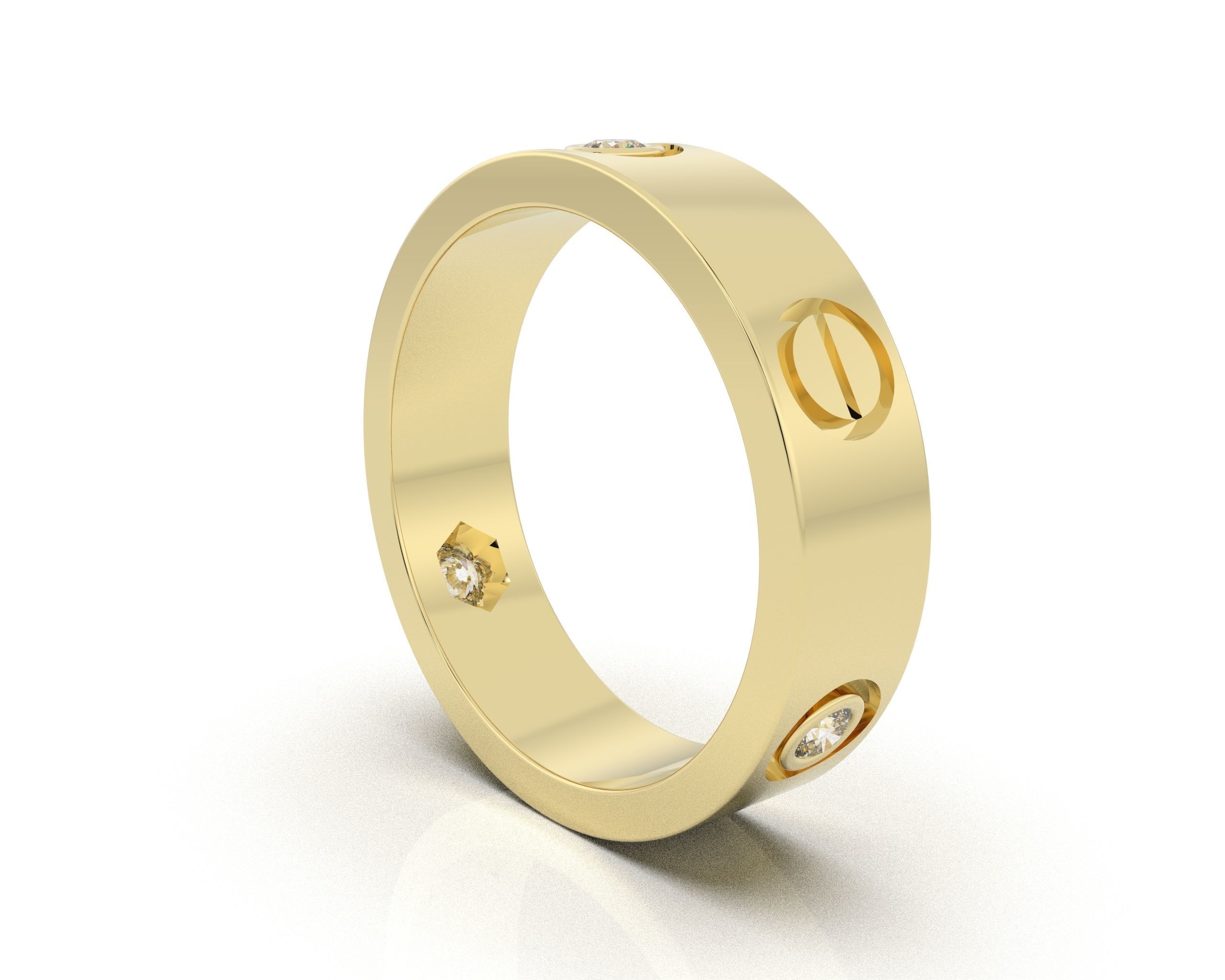 LOVE-DIAMOND-RING 3D print model_17