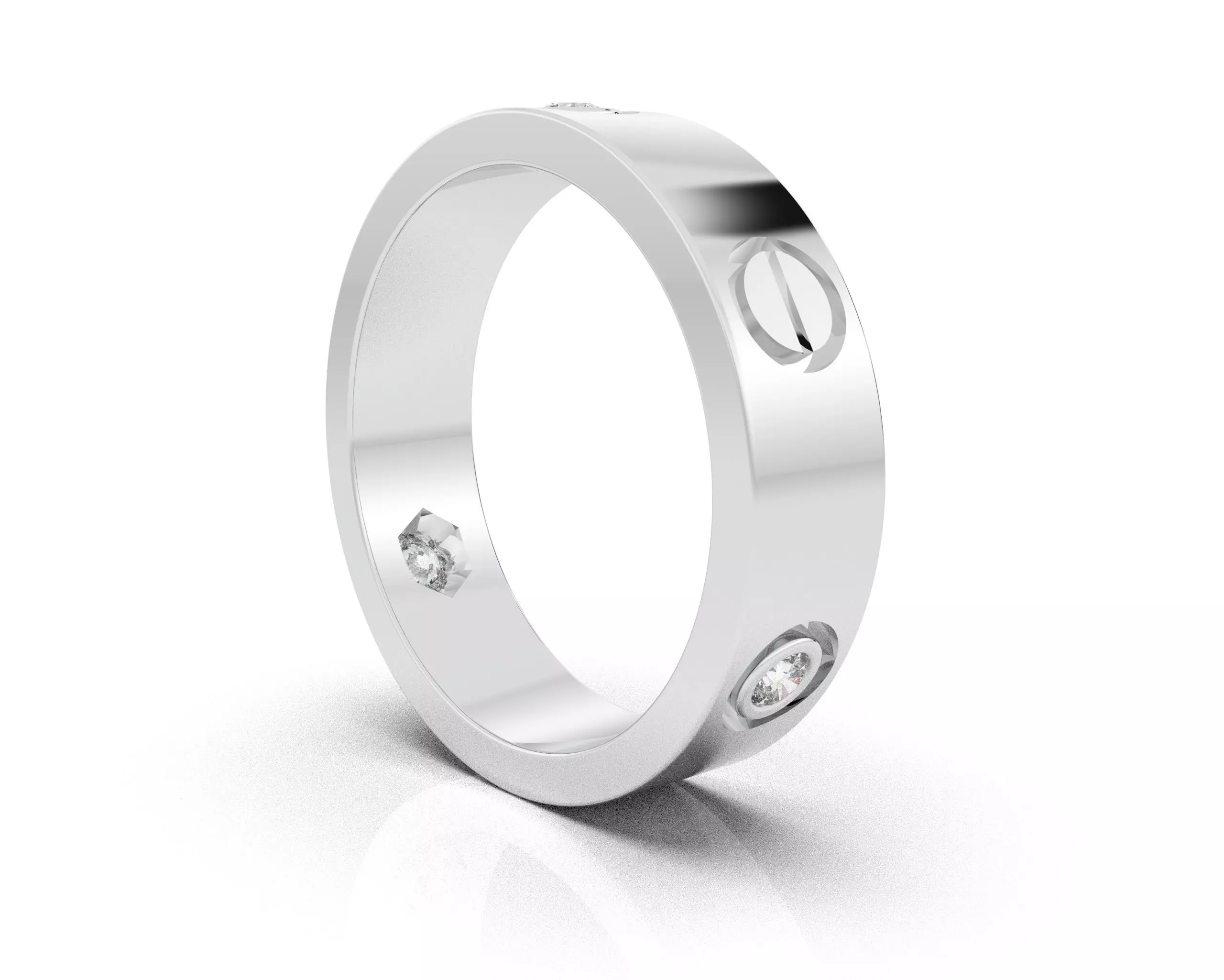 LOVE-DIAMOND-RING 3D print model_0