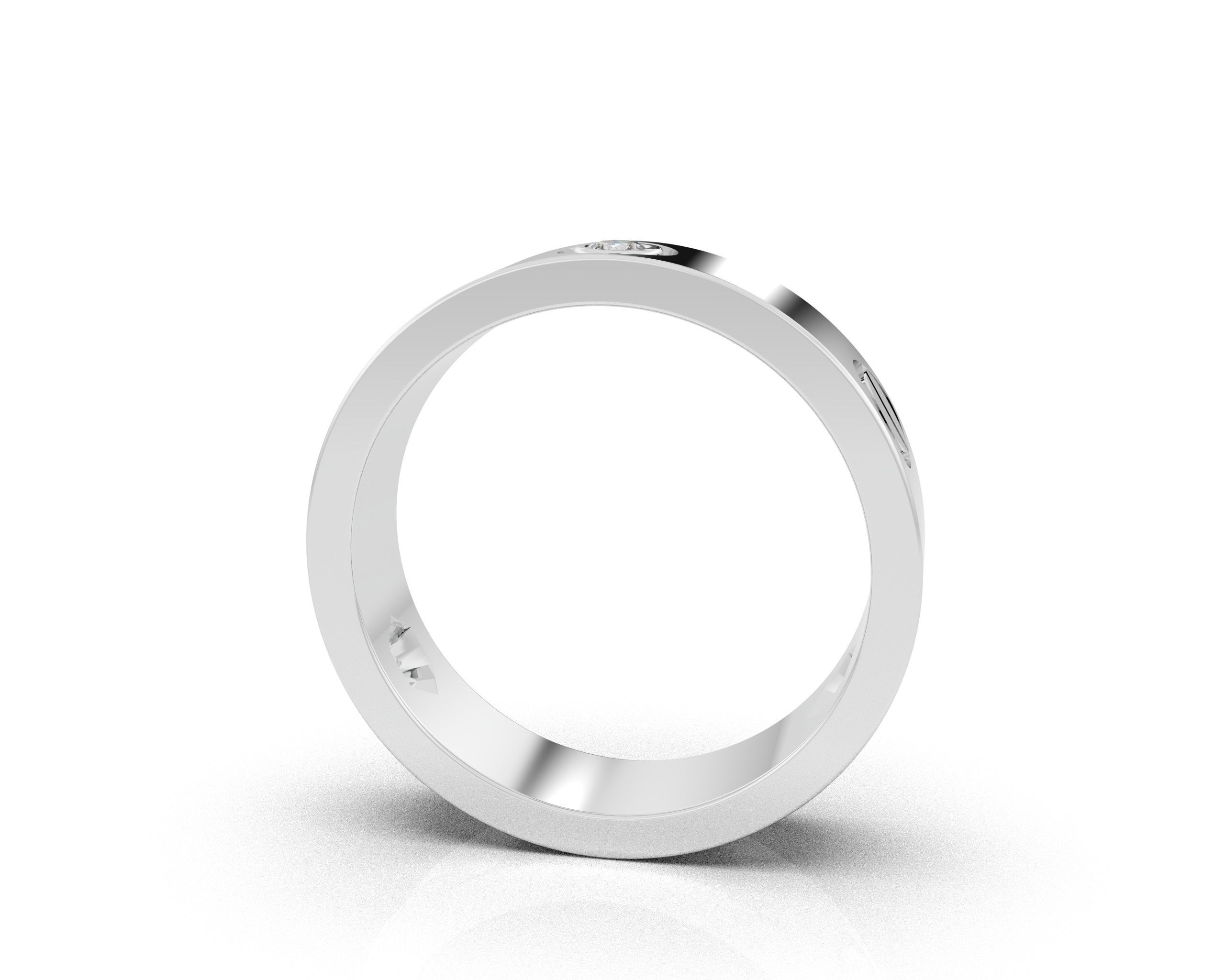 LOVE-DIAMOND-RING 3D print model_7