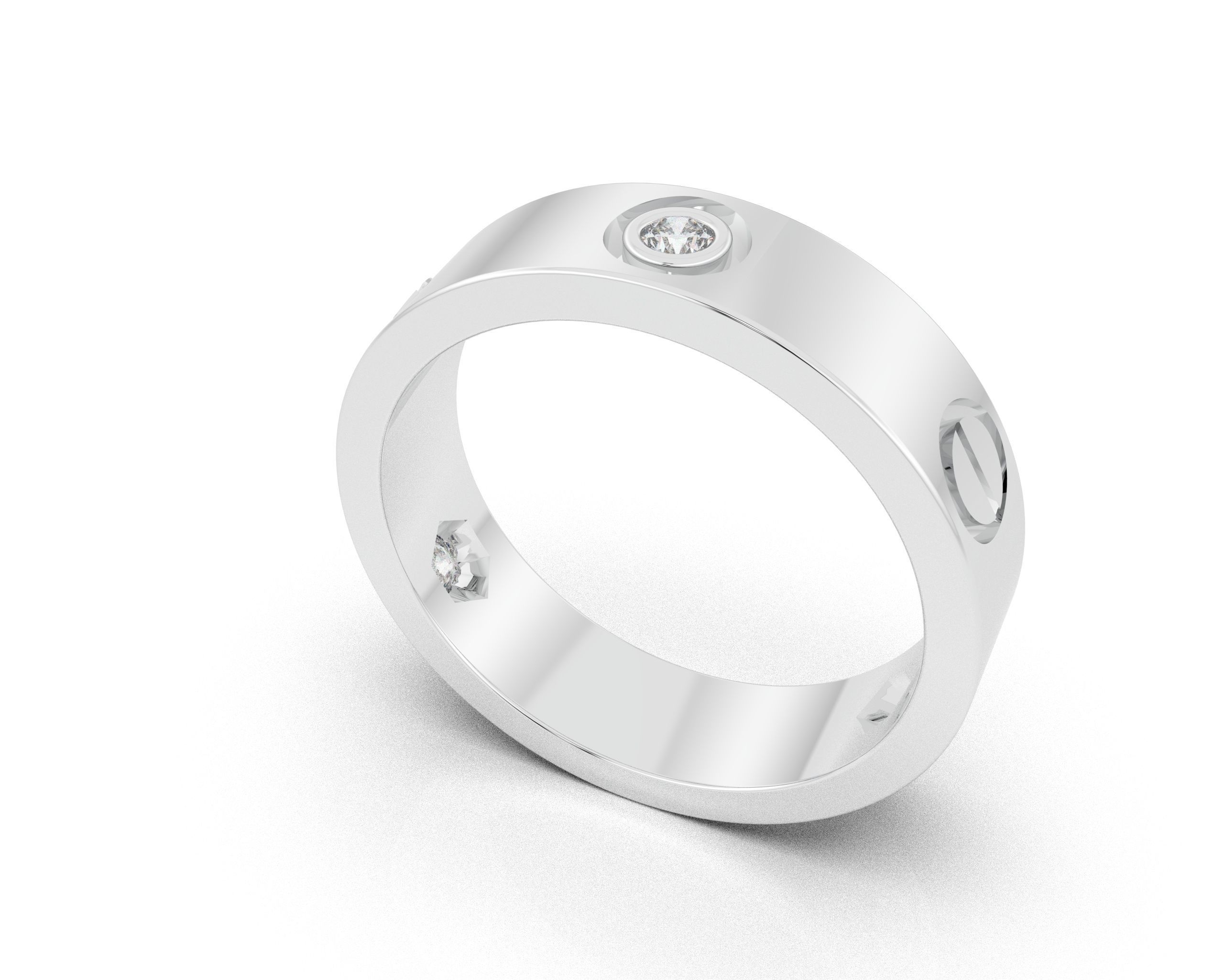 LOVE-DIAMOND-RING 3D print model_15