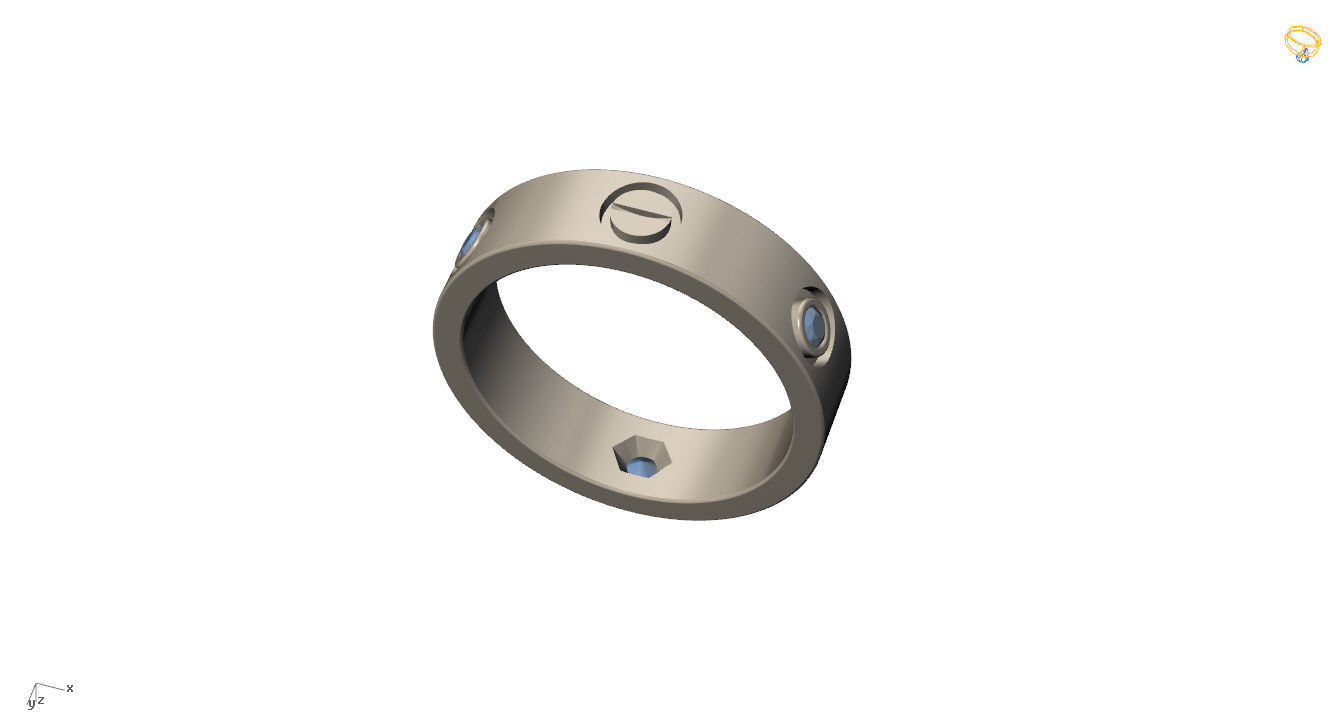 LOVE-DIAMOND-RING 3D print model_19