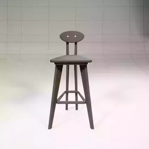Lowney half-bar stool