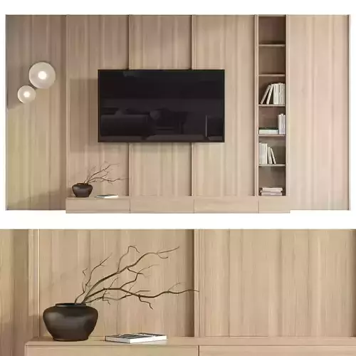 Japandi TV Wall