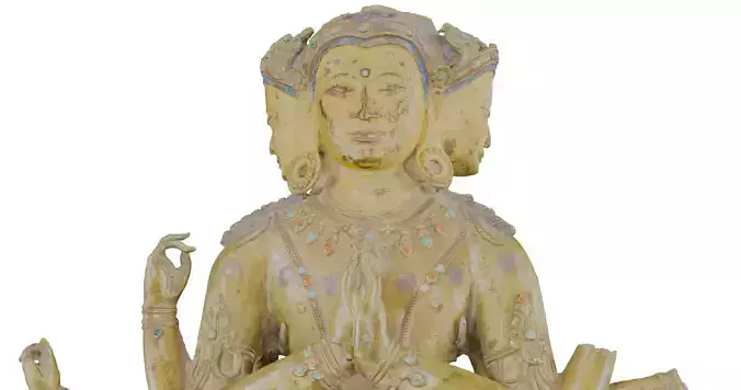 Bronze Buddha statue Texture