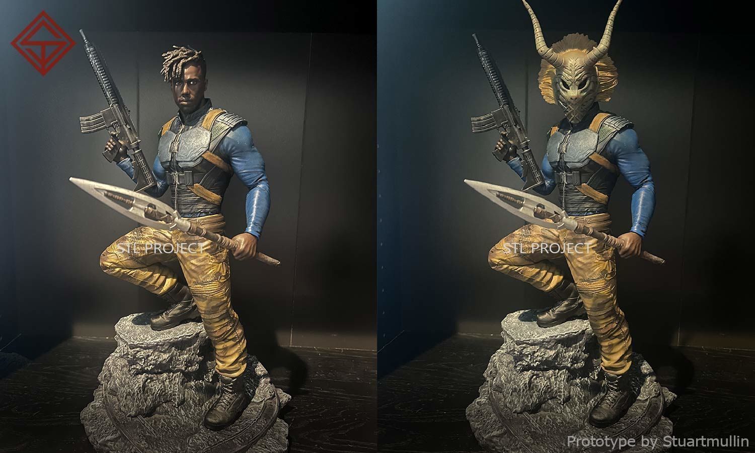 Killmonger 3D print model_2