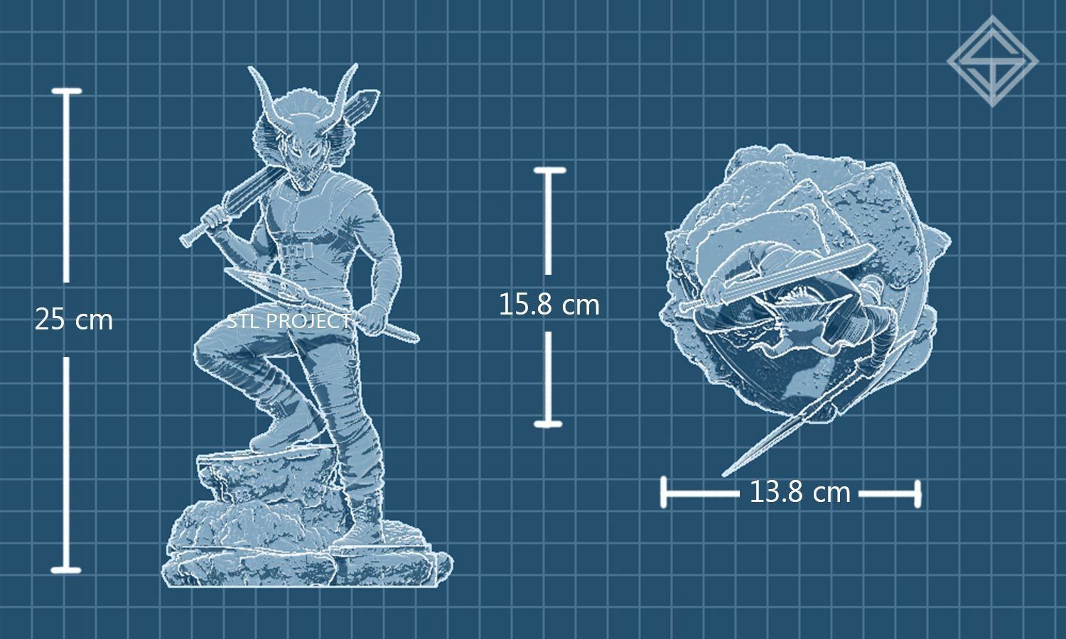 Killmonger 3D print model_5