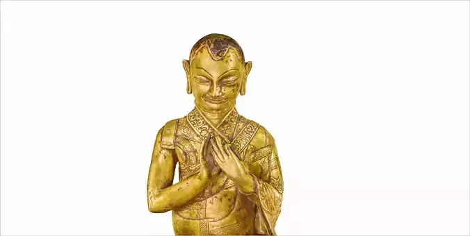 Bronze Buddha statue02 Texture