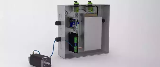 Motor control system 3D model