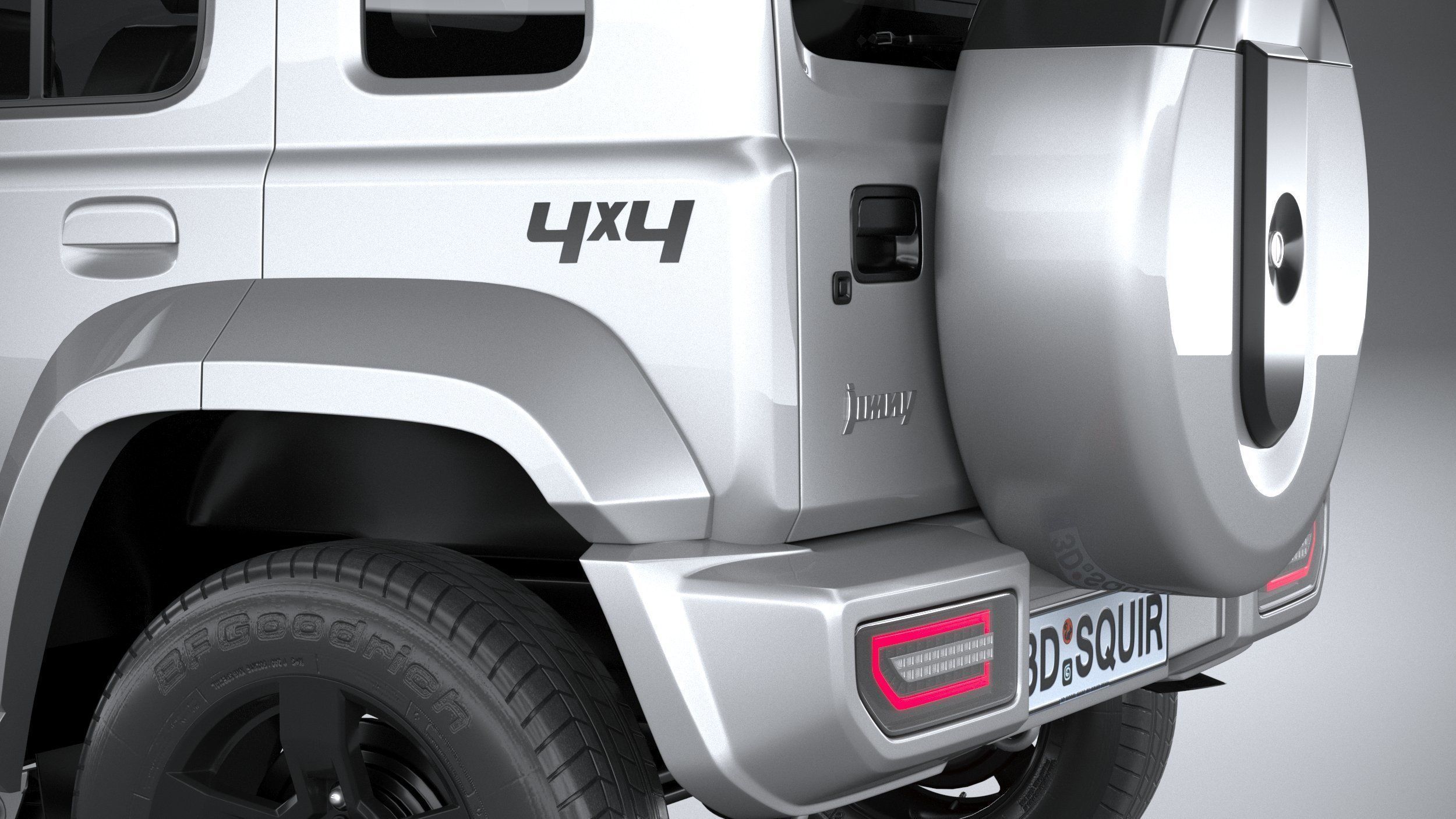 Suzuki Jimny 4style 5door 2024 3D model_6