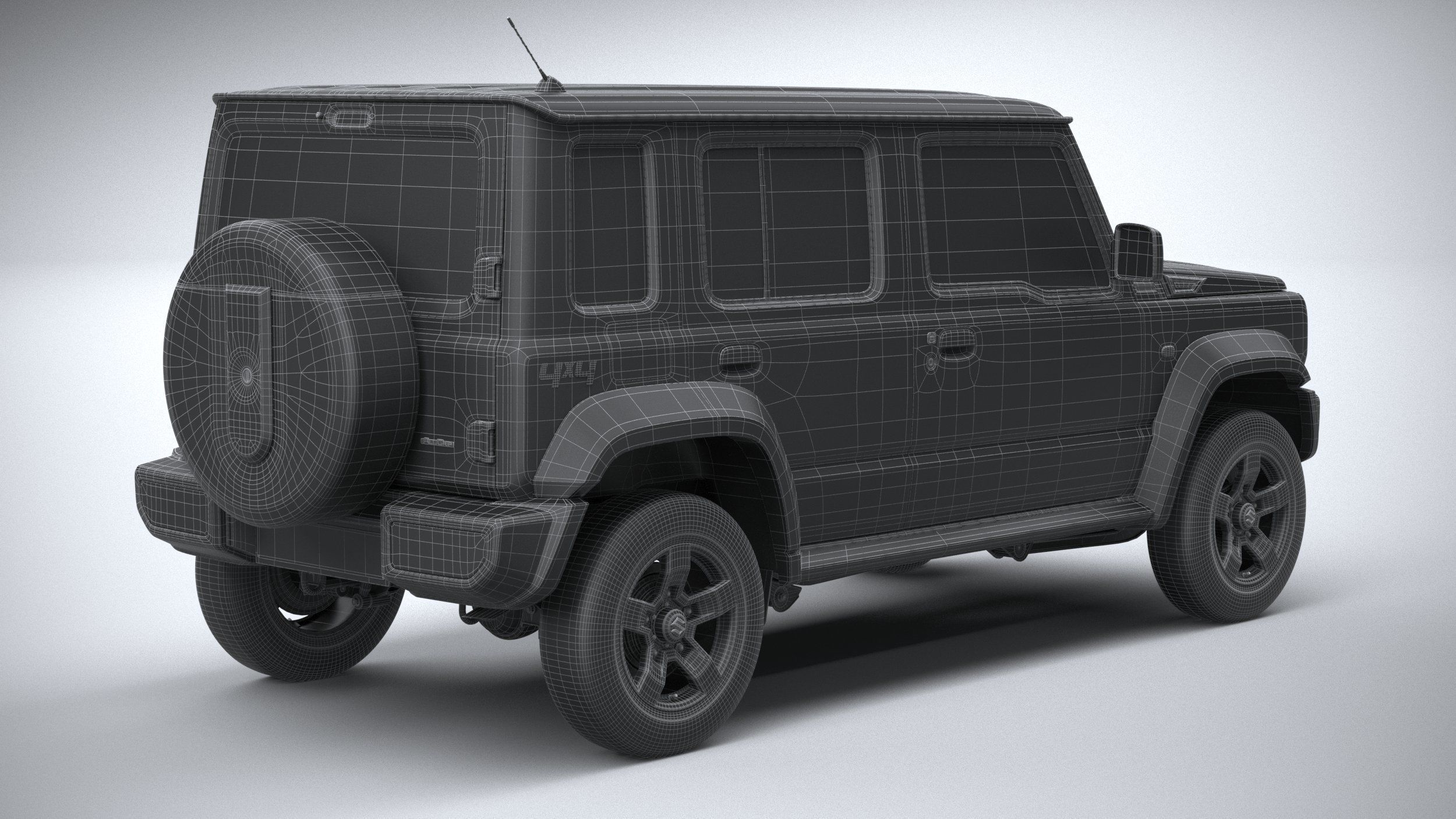 Suzuki Jimny 4style 5door 2024 3D model_29