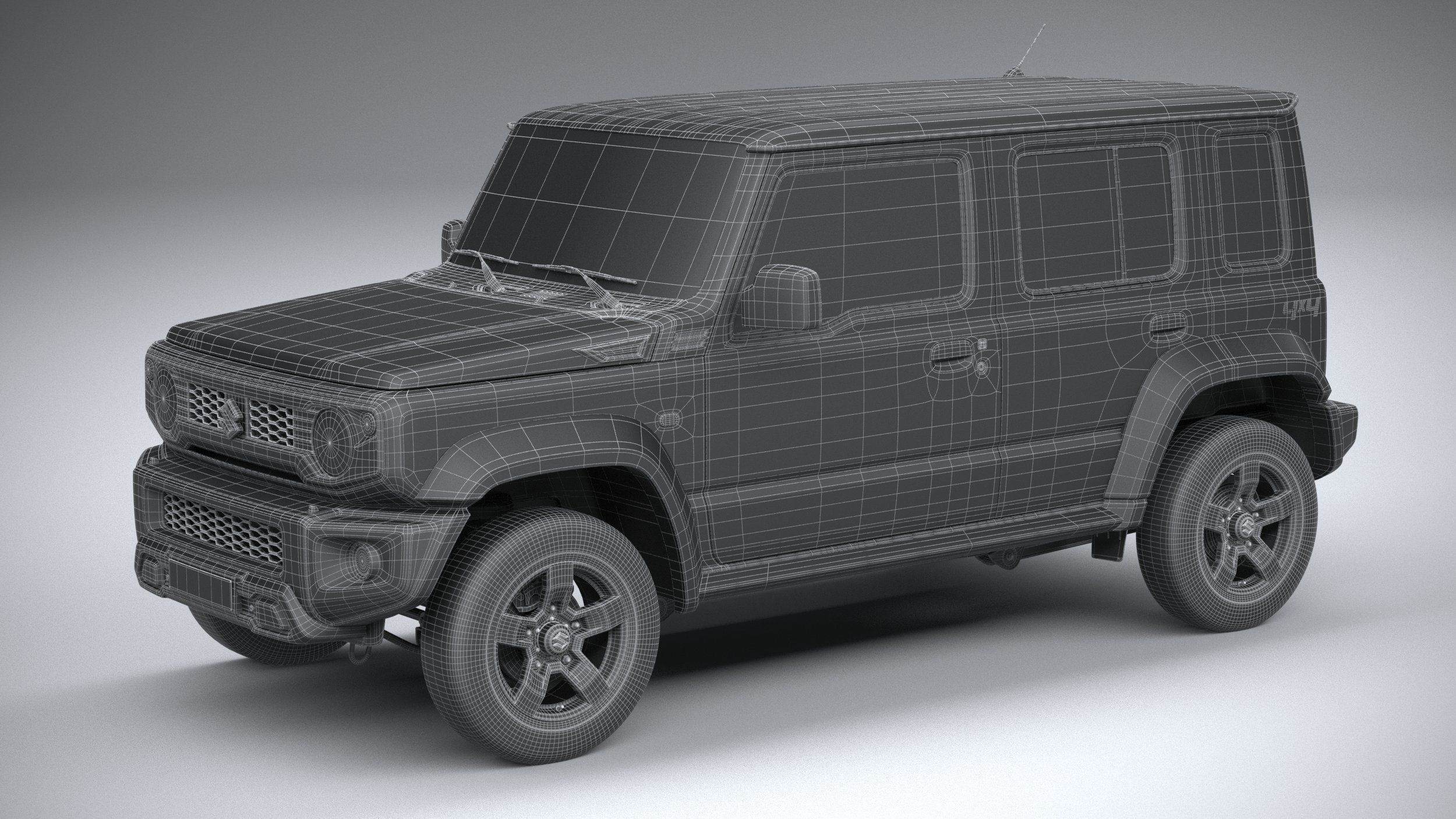 Suzuki Jimny 4style 5door 2024 3D model_28
