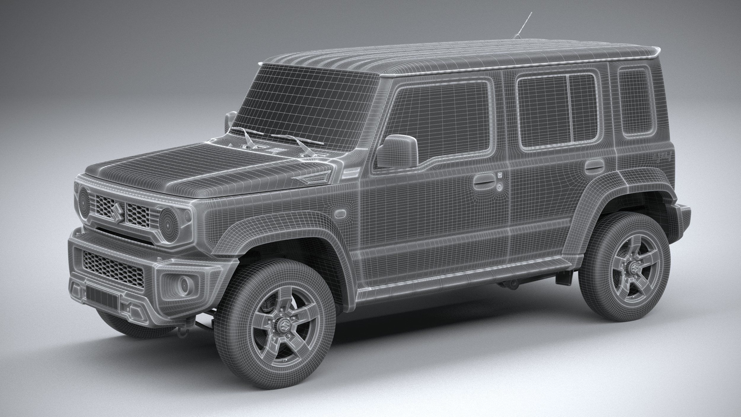 Suzuki Jimny 4style 5door 2024 3D model_26