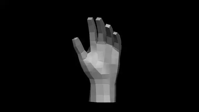 hand base mesh free with polygroup